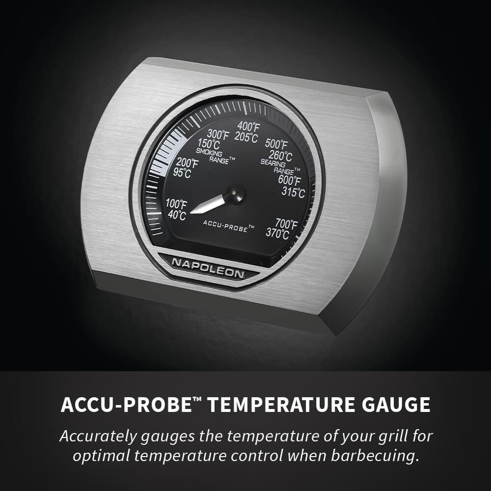 Napoleon Rogue SE Gas Grill with Infrared Rear and Side Burners, Stainless Steel