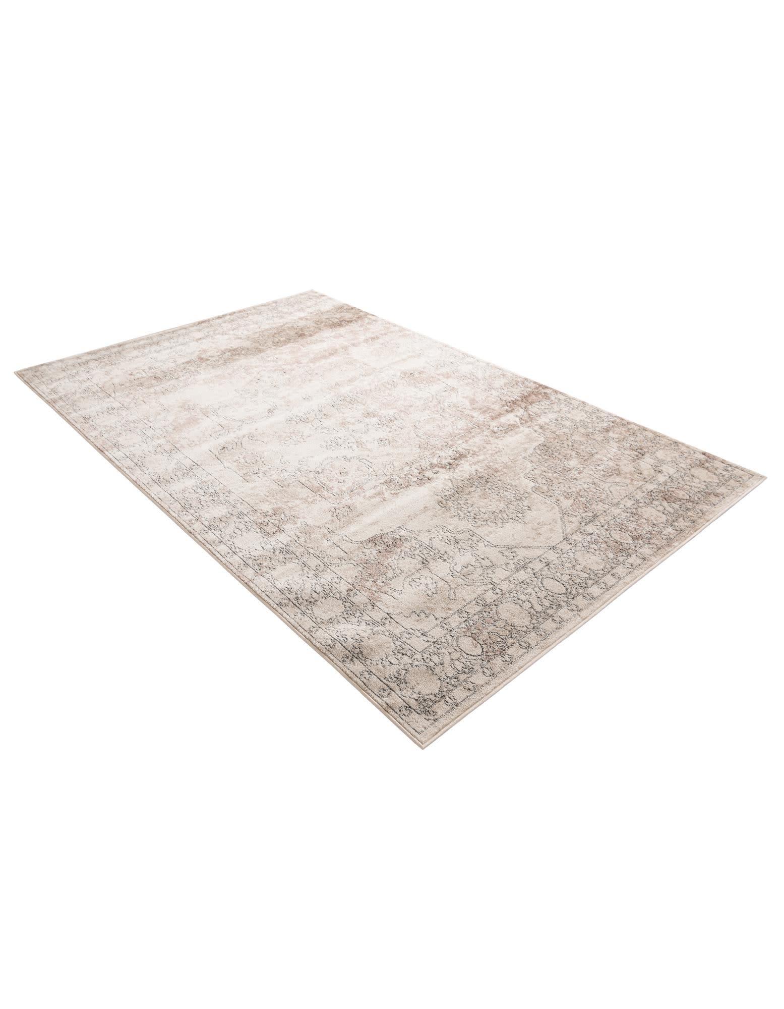 Unique Loom Portland Collection Area Rug - Canby (5' 3" x 8' Rectangle Ivory/Beige)