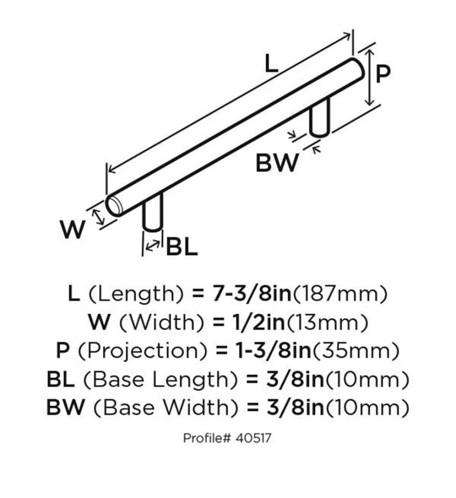 Bar Pulls 5.06" Center to Center Bar Pull