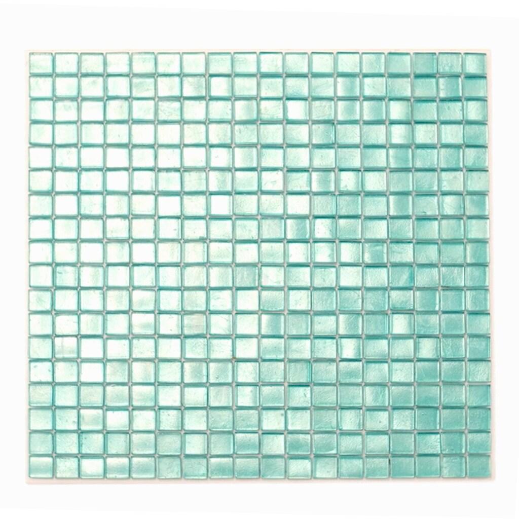 Skosh 0.6" x 0.6" Glass Grid Mosaic Wall & Floor Tile