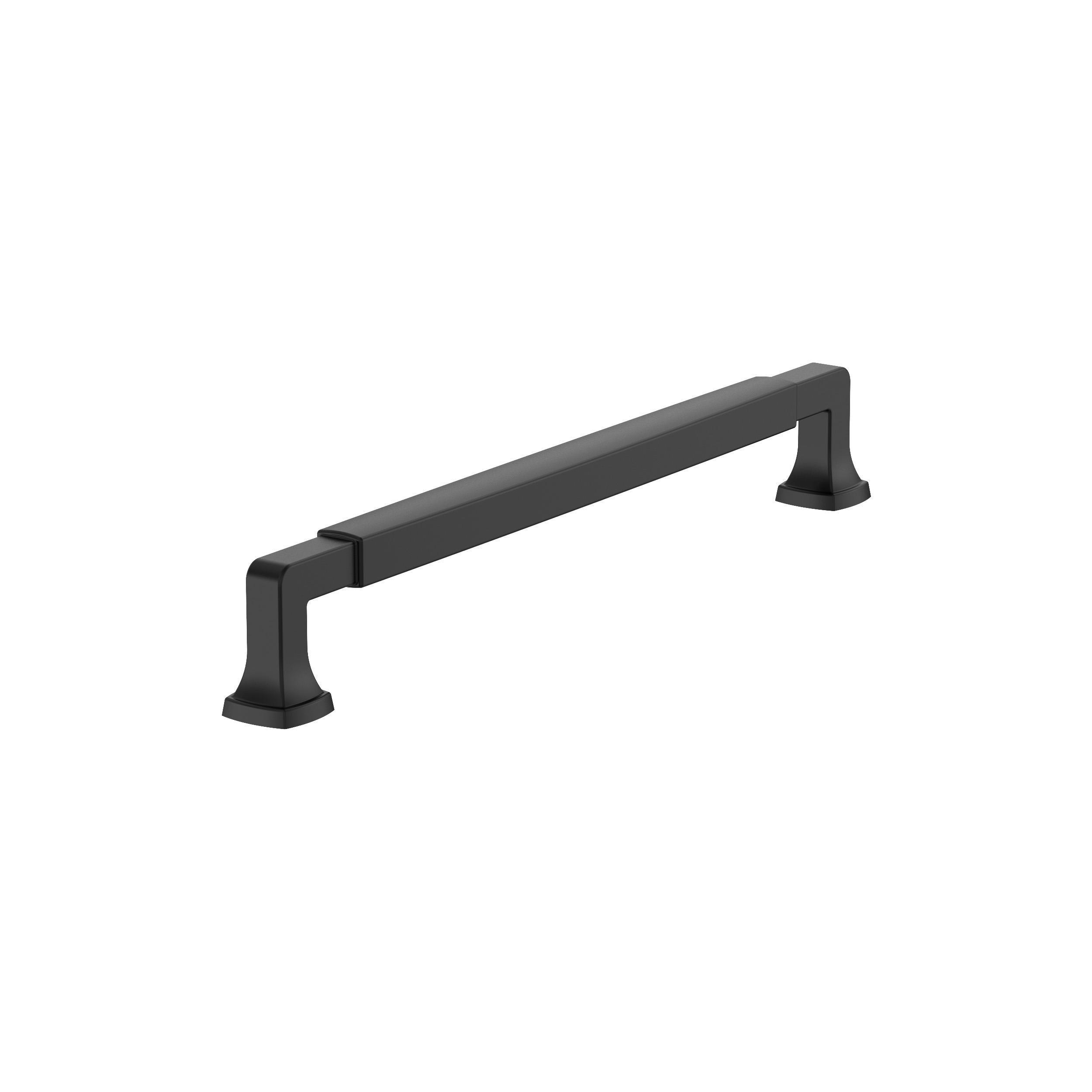 Amerock Stature 12 inch (305mm) Center-to-Center Matte Black Appliance Pull