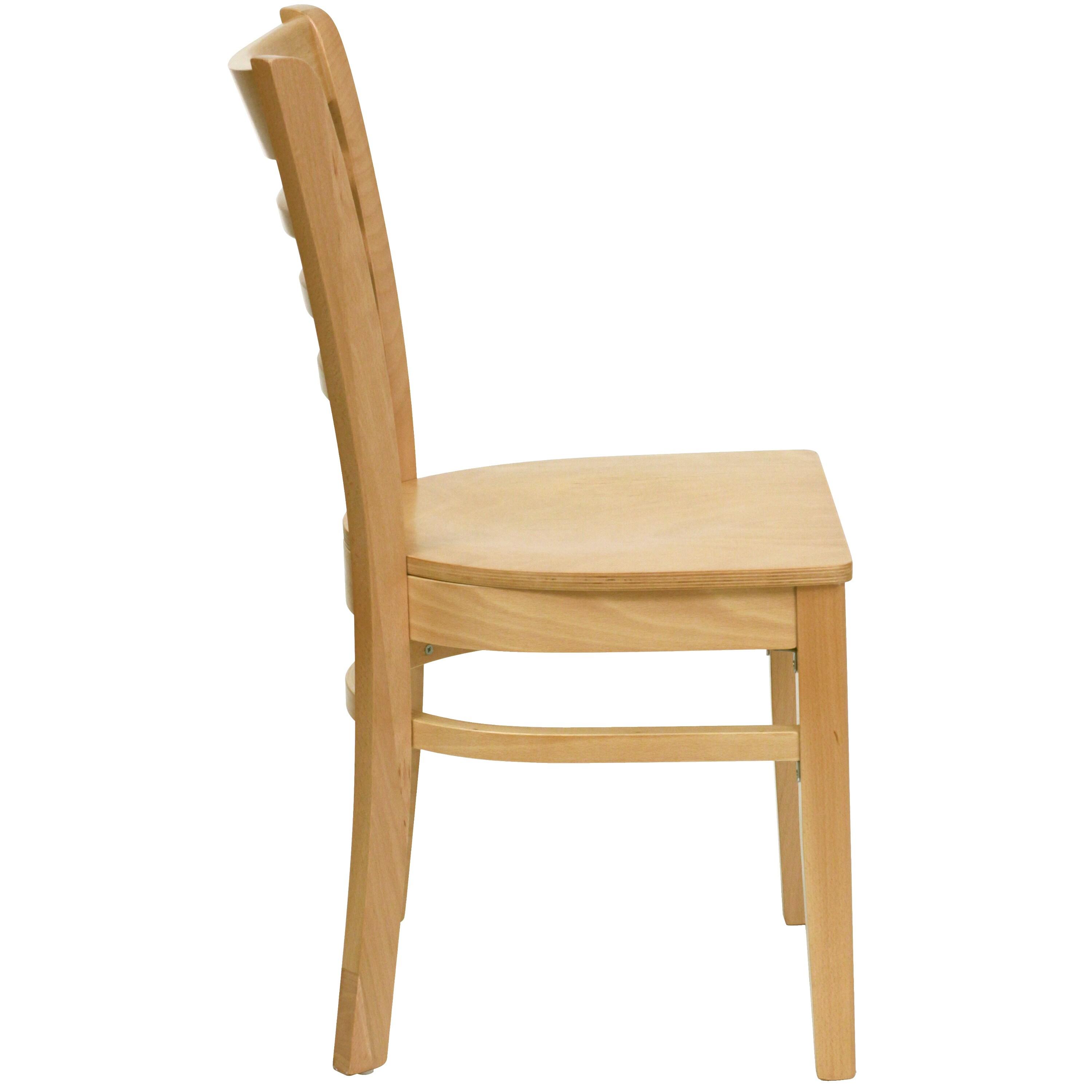 Ladder Back Wooden Restaurant Chair