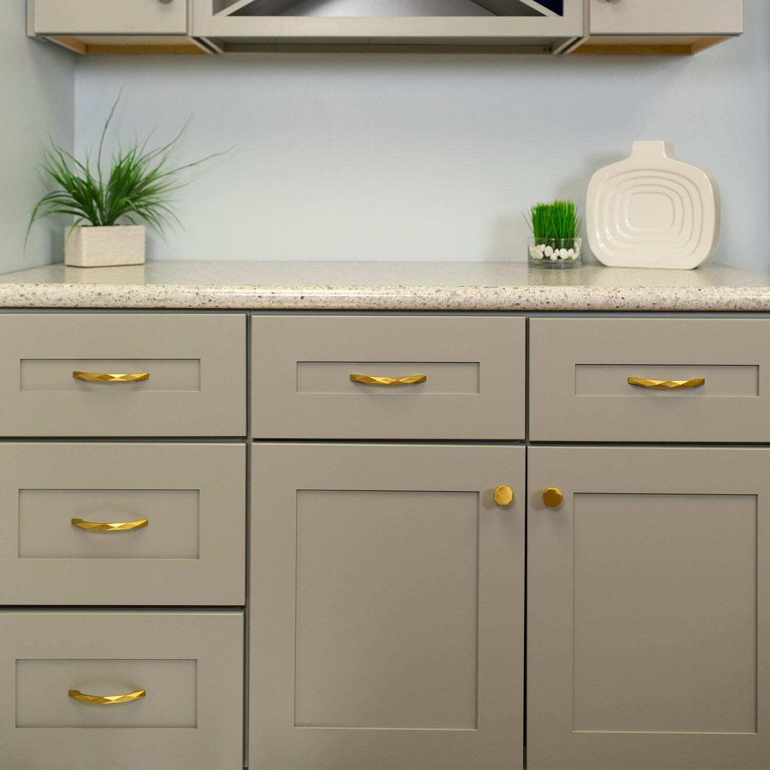 Karat Kitchen Cabinet Handles, Solid Core Drawer Pulls for Cabinet Doors, 5-1/16" (128mm)