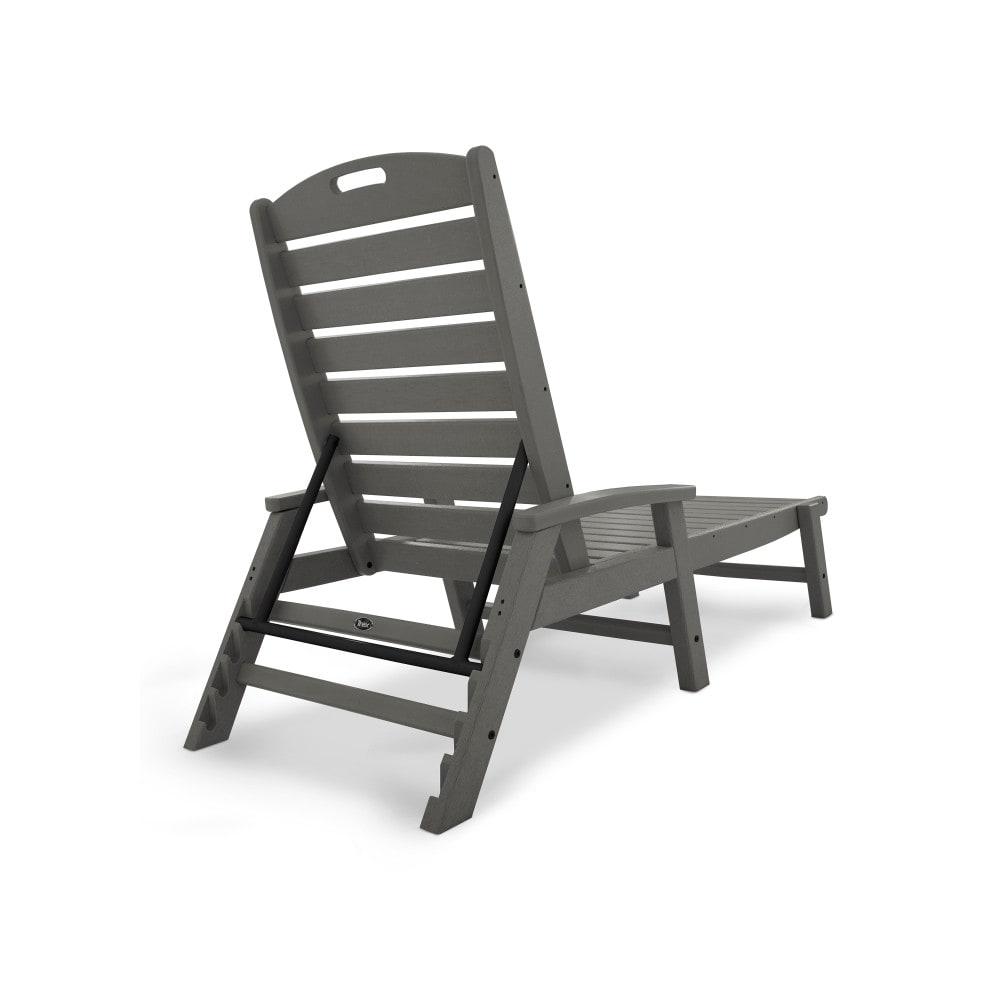 Yacht Club Chaise with Arms - Stackable