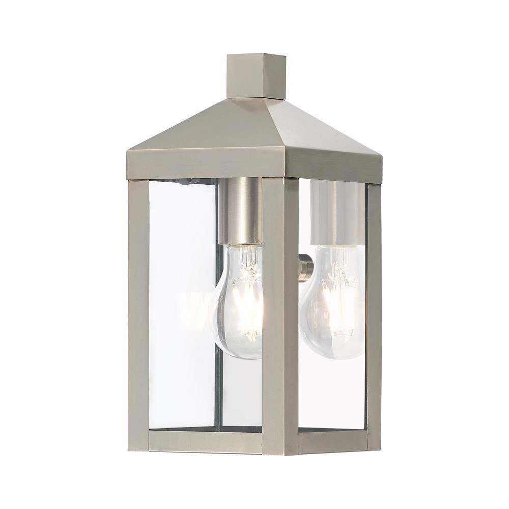 Livex Lighting Nyack 1 - Light Wall Light in  Brushed Nickel