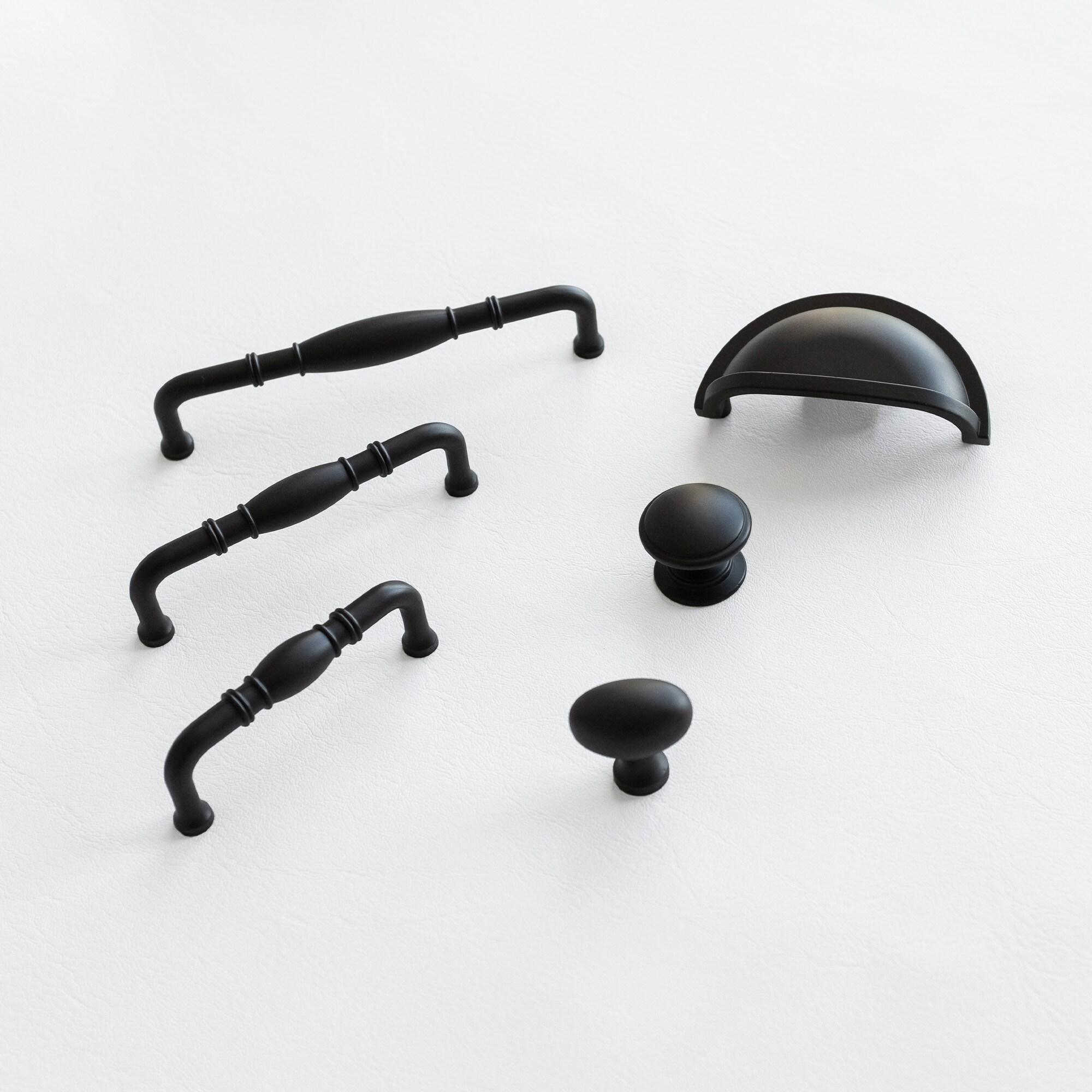 Williamsburg Kitchen Cabinet Handles, Solid Core Drawer Pulls for Cabinet Doors