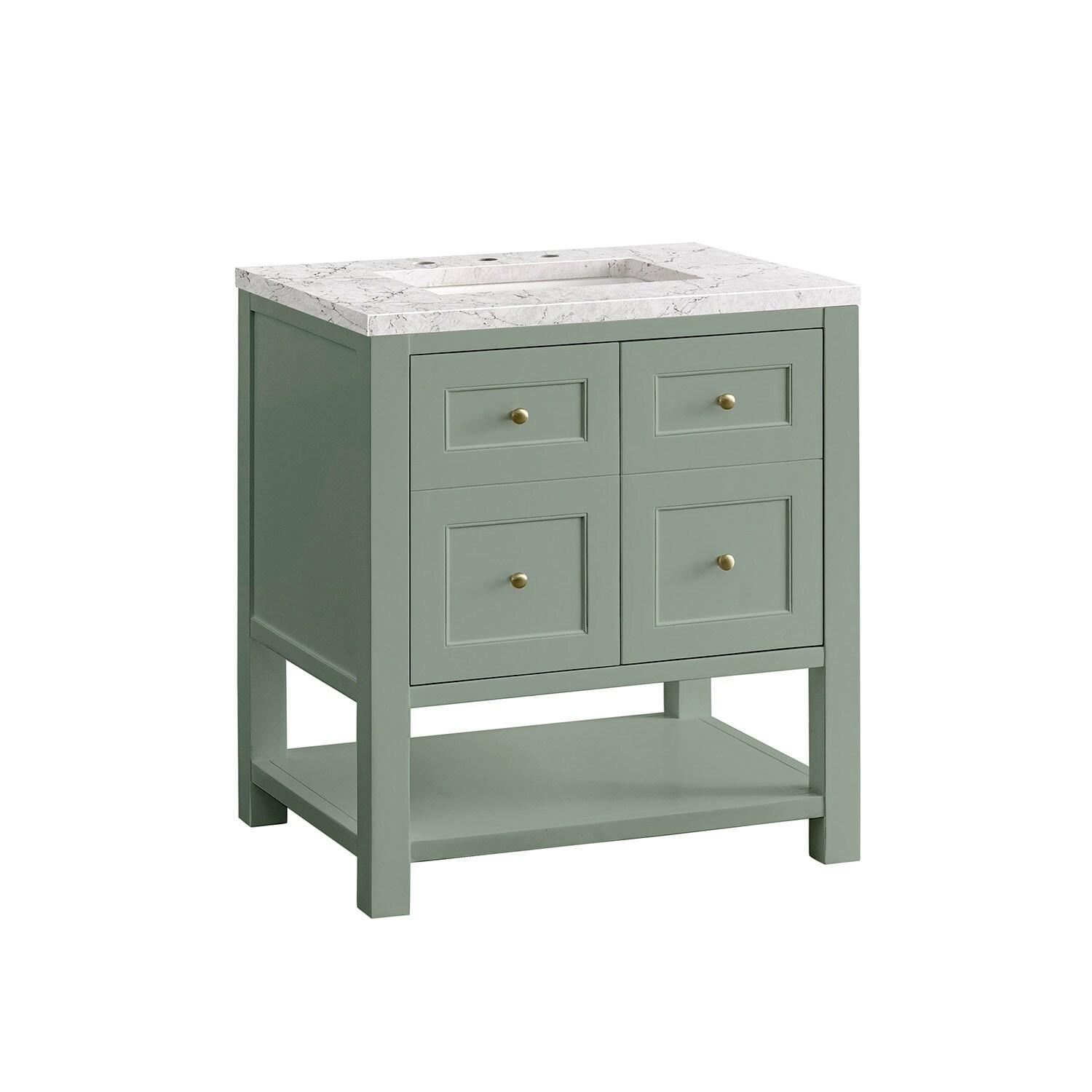 James Martin Vanities Breckenridge 30'' Single Bathroom Vanity with Top