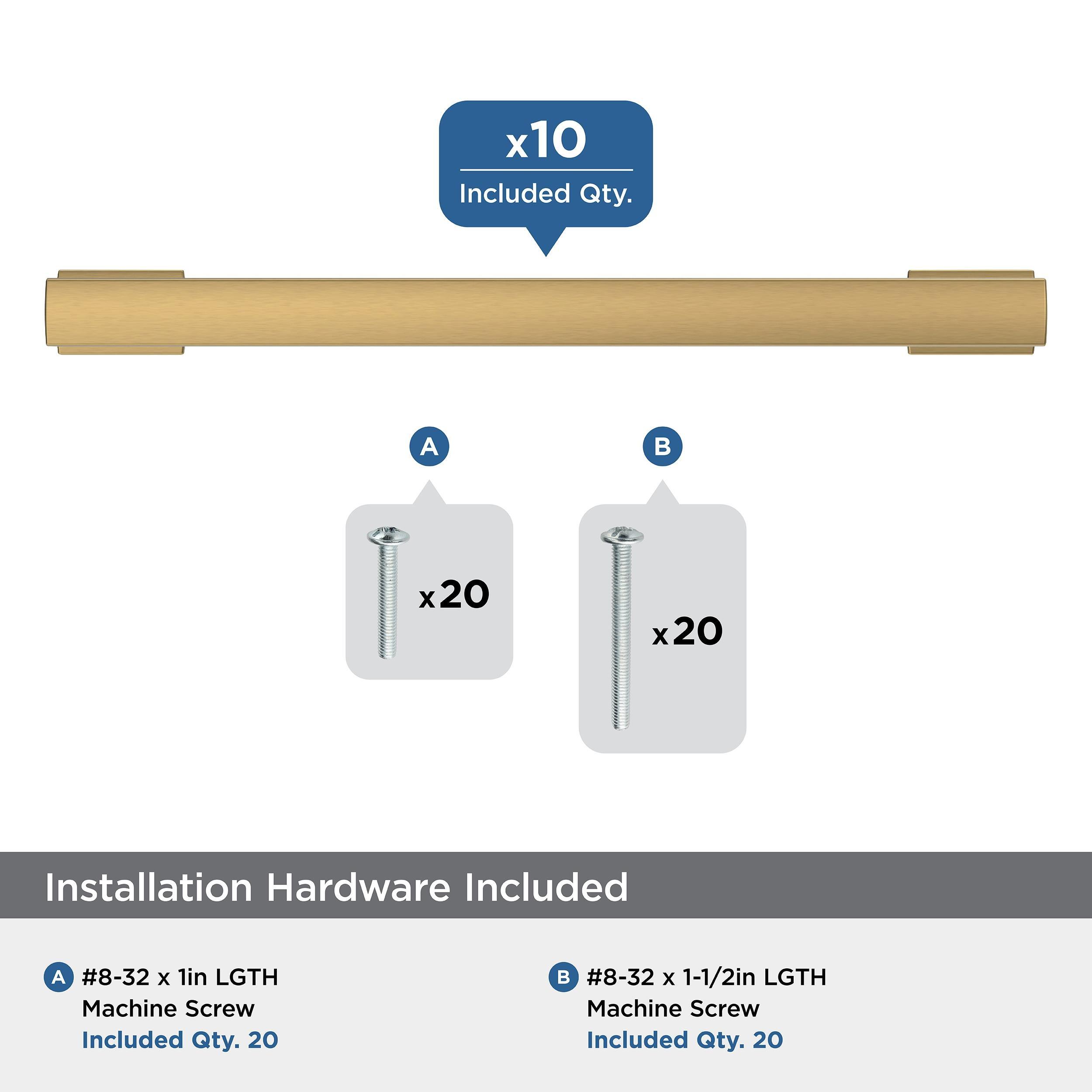 Bridgeport 6 5/16" Center Handle Pull Multipack