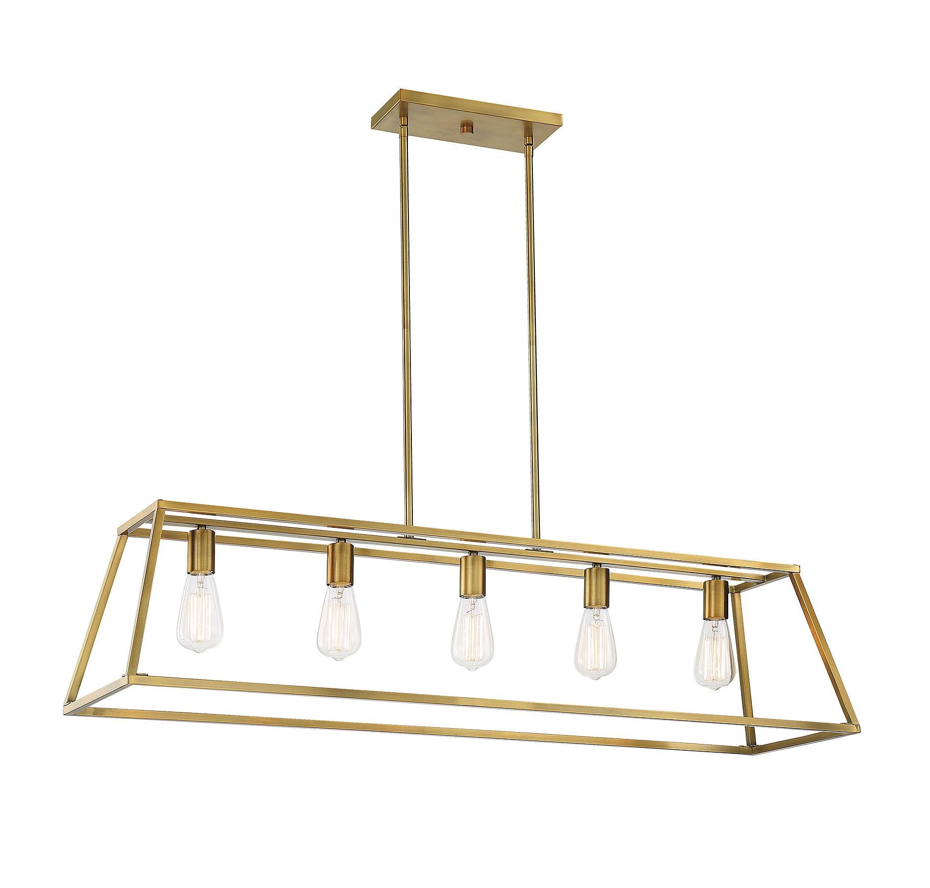 Clare 5 Light Metal Dimmable Kitchen Island Chandelier