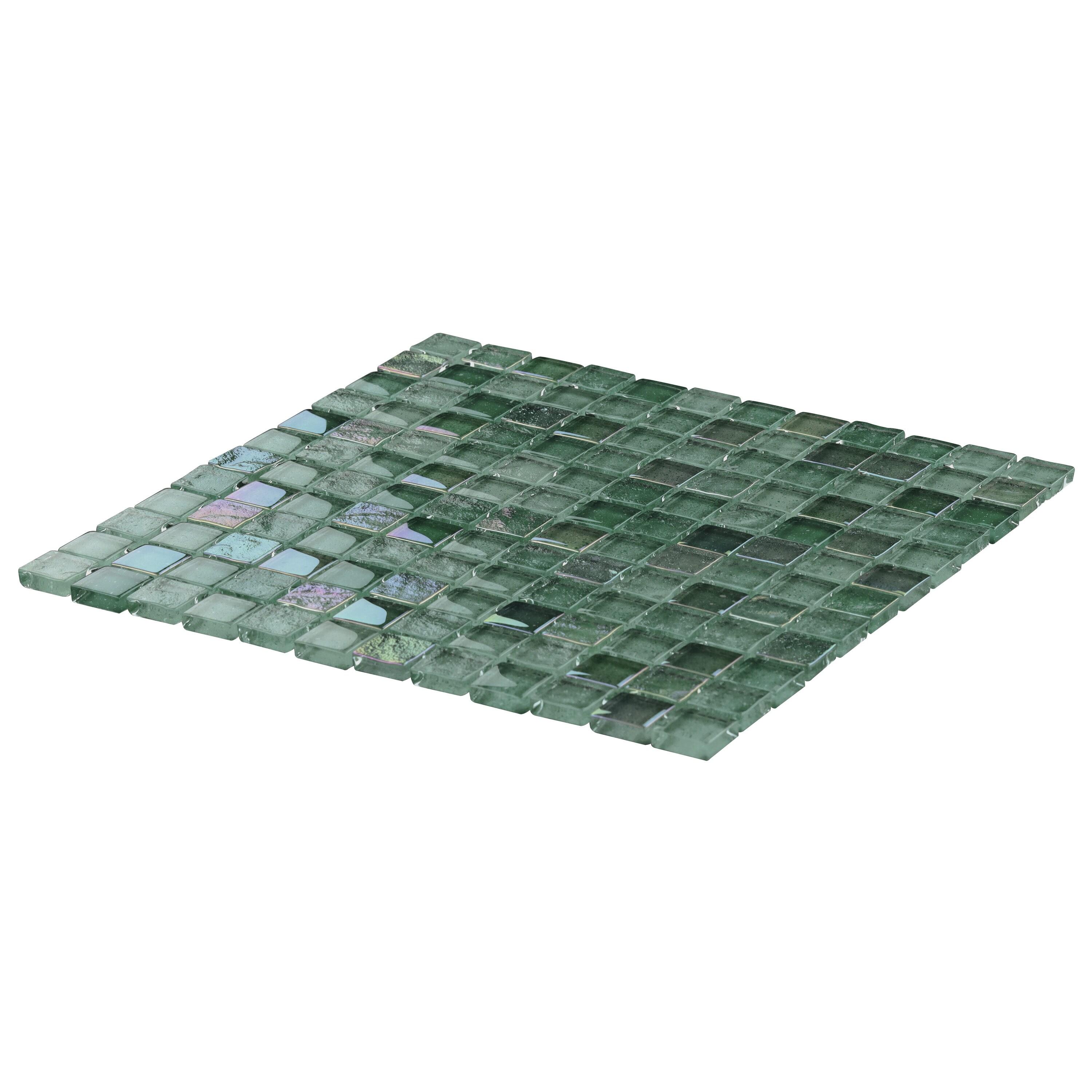 Angel Dust 11.73 in. x 11.73 in. Polished Glass Wall Mosaic Tile (0.95 Sq. Ft. / Each)