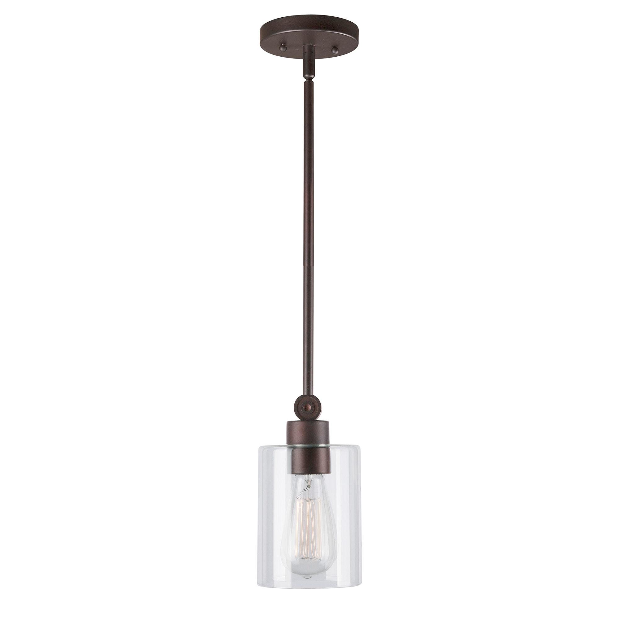 2614-01-32-Forte Lighting-Jayden - 1 Light Mini Pendant-8 Inches Tall and 4.75 Inches Wide