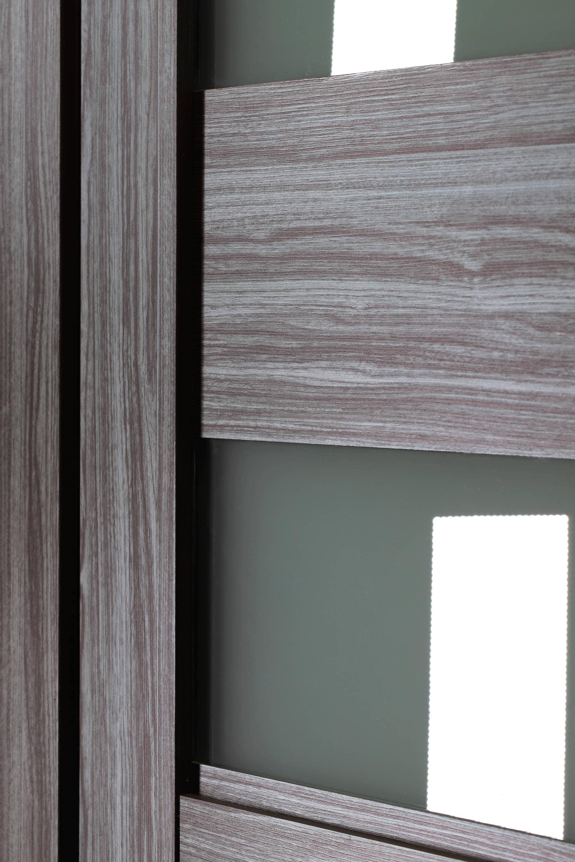 Belldinni Della Solid + Manufactured Wood Paneled Matte Slab Door