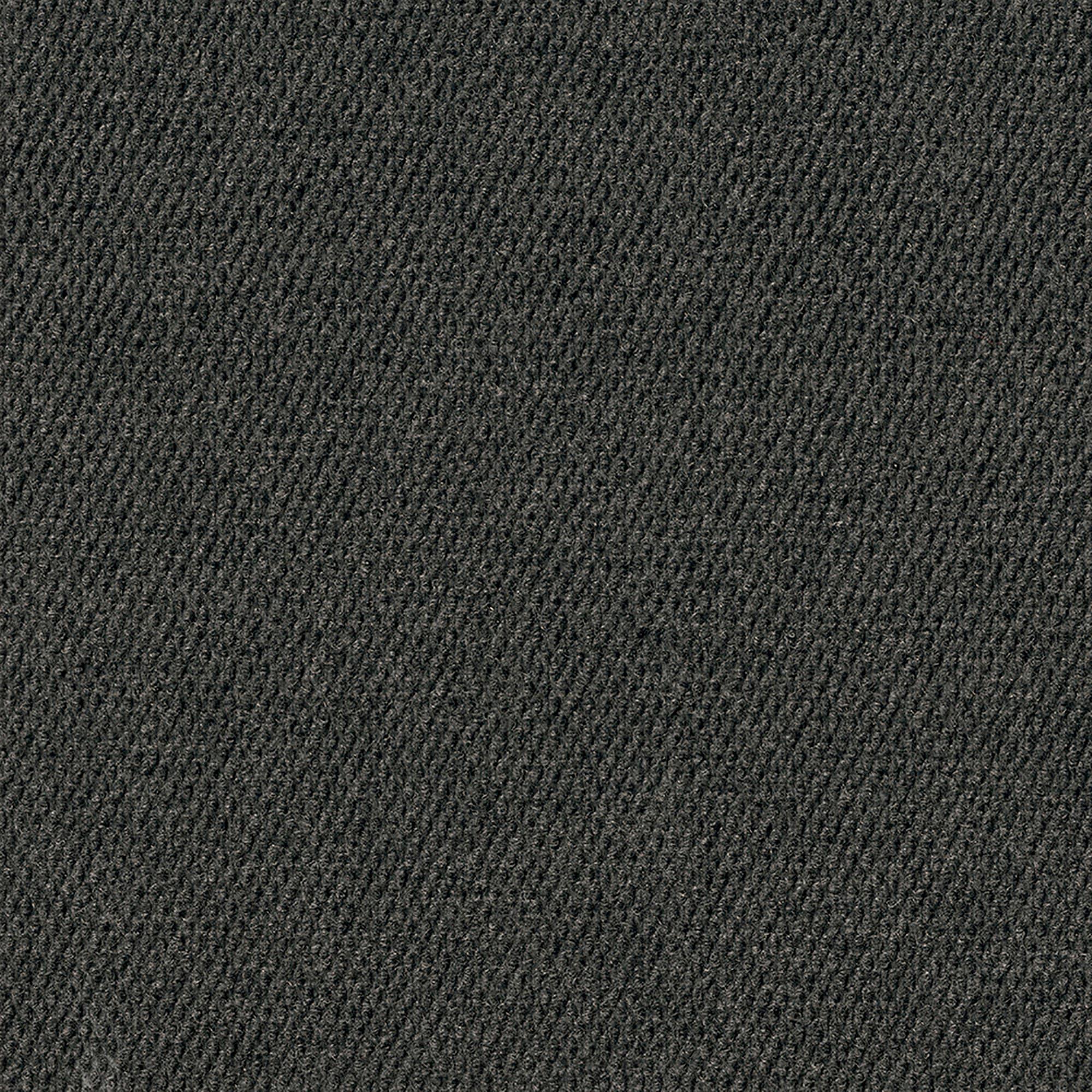 18" 16pk Hobnail Carpet Tiles Black - Foss Floors: Easy Install, Indoor/Outdoor, Pet & Stain Resistant