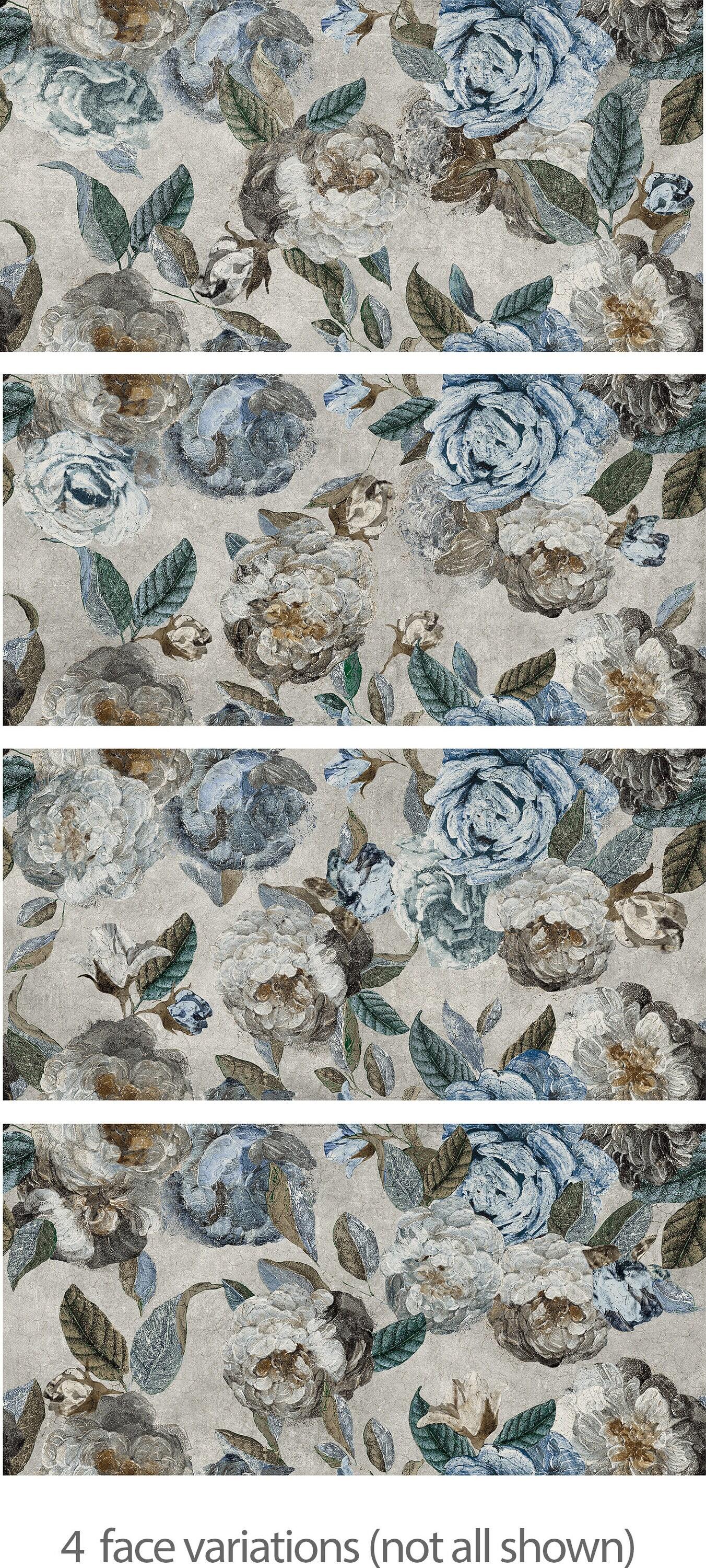 Merola Tile Parete Fiori 24" x 47" Porcelain Natural / Floral Wall & Floor Tile