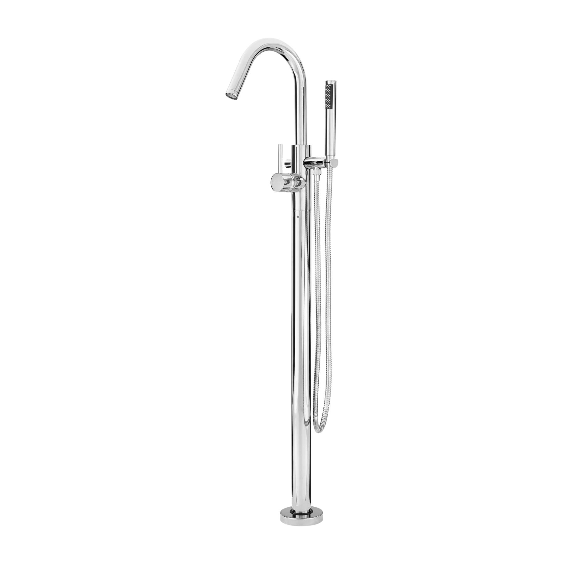 Single Handle Floor Mounted Freestanding Tub Filler Trim