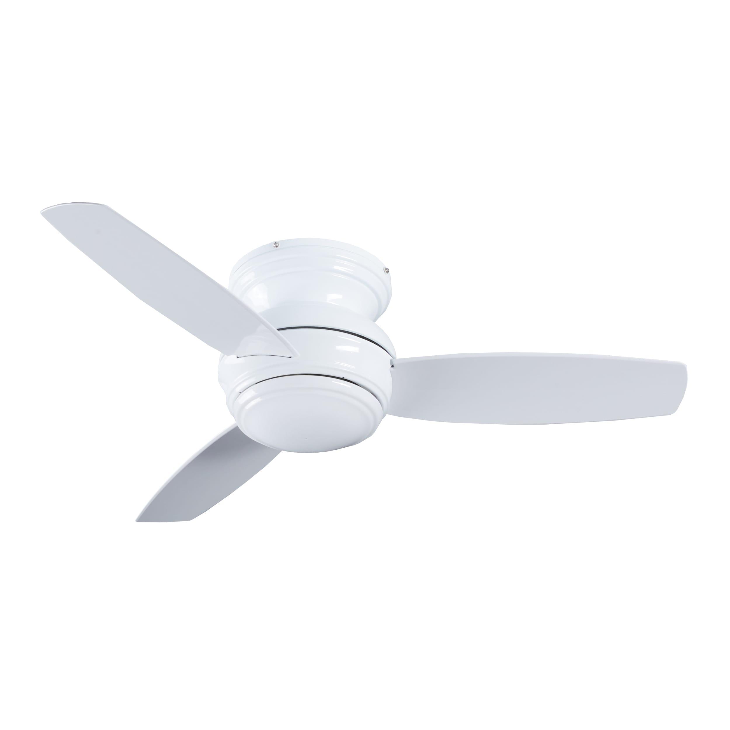 44" Minka Aire Vintage Hugger Outdoor Ceiling Fan with LED Light White Wet Rated for Patio Exterior House Porch Gazebo Garage Barn