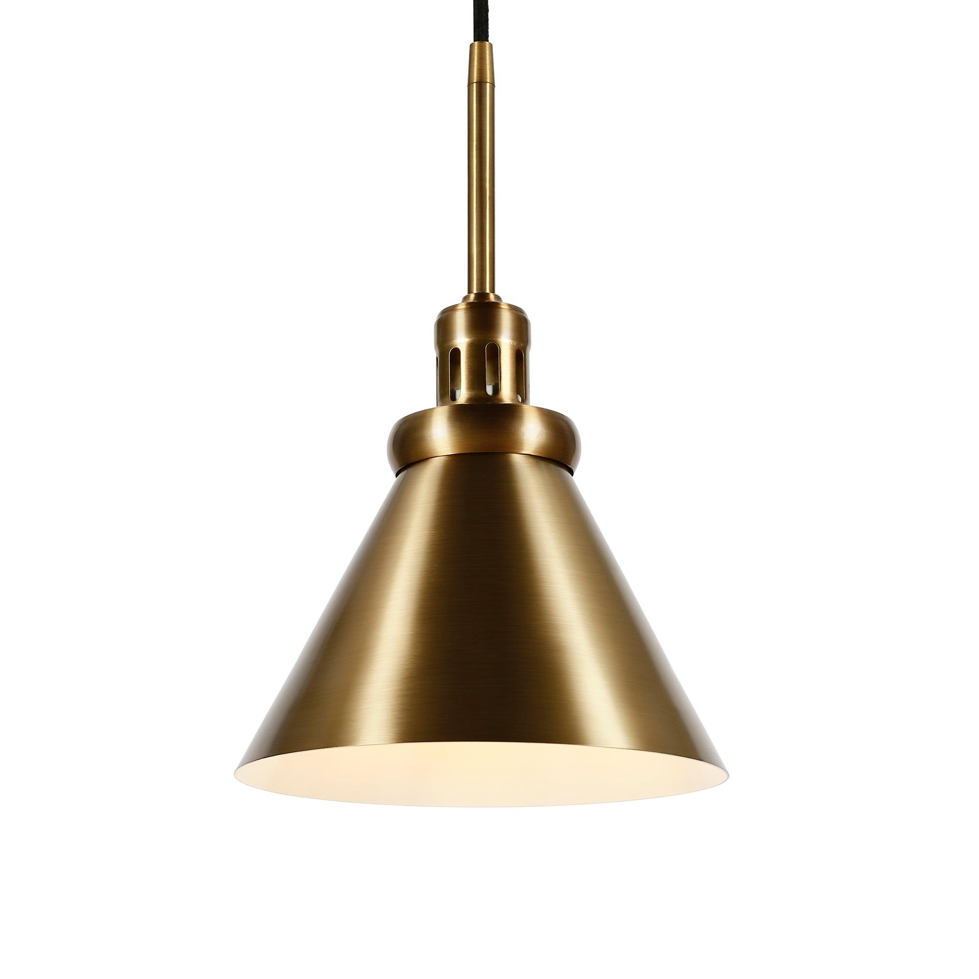 Evelyn&Zoe Industrial Metal Pendant