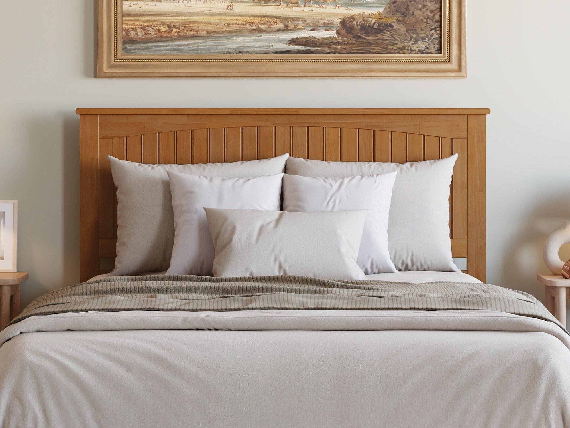 AFI Furnishings Nantucket Low Profile Solid Wood Platform Bed with Matching Footboard