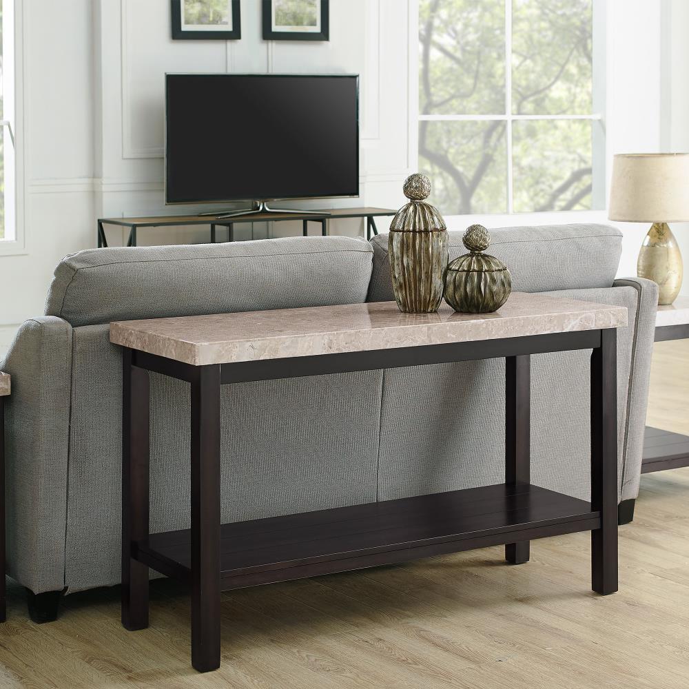 Picket House Furnishings Caleb Sofa Table w/ Marble Top