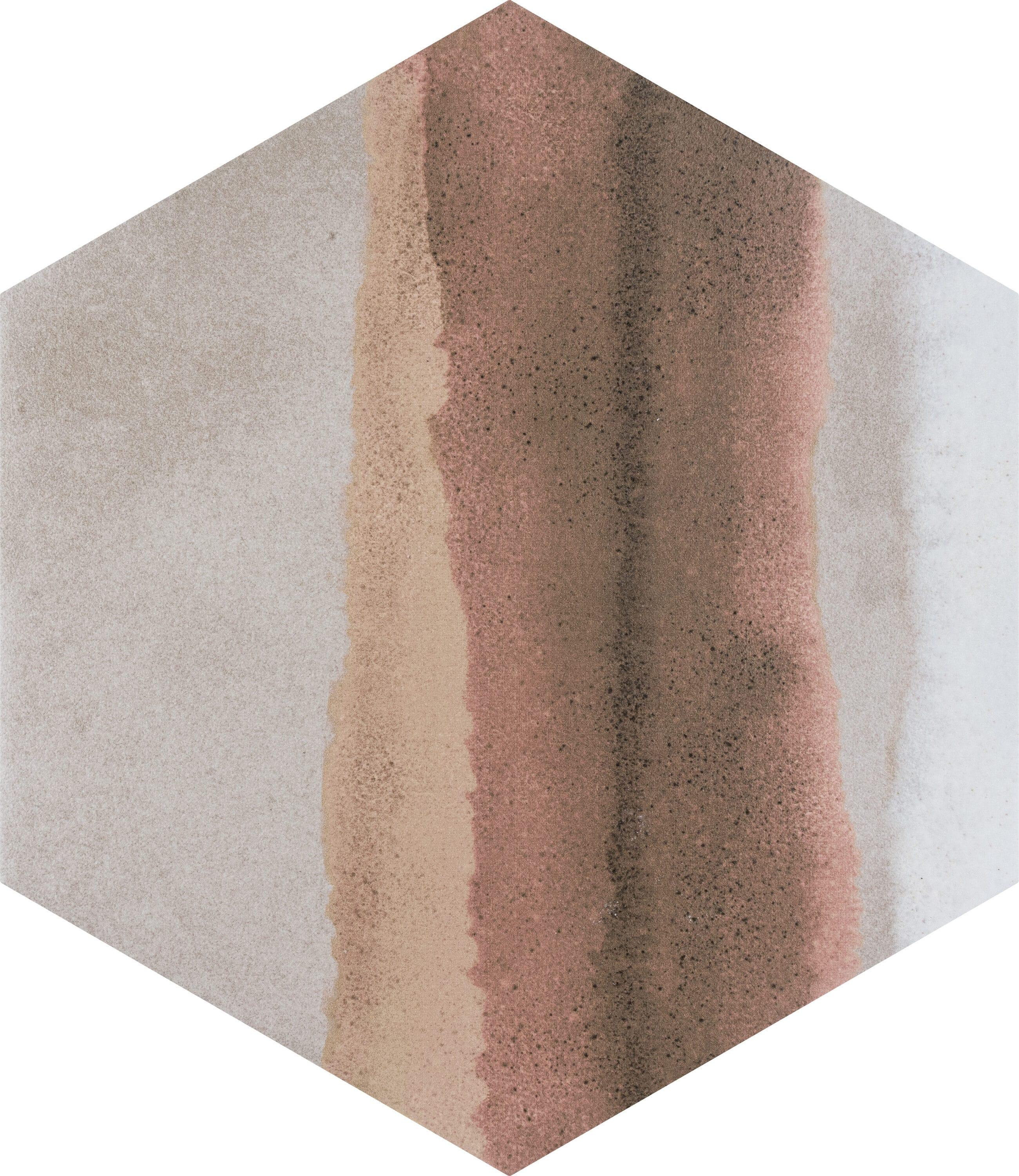 Matter Hex Canvas 8' x 9' Stone Look Wall & Floor Tile