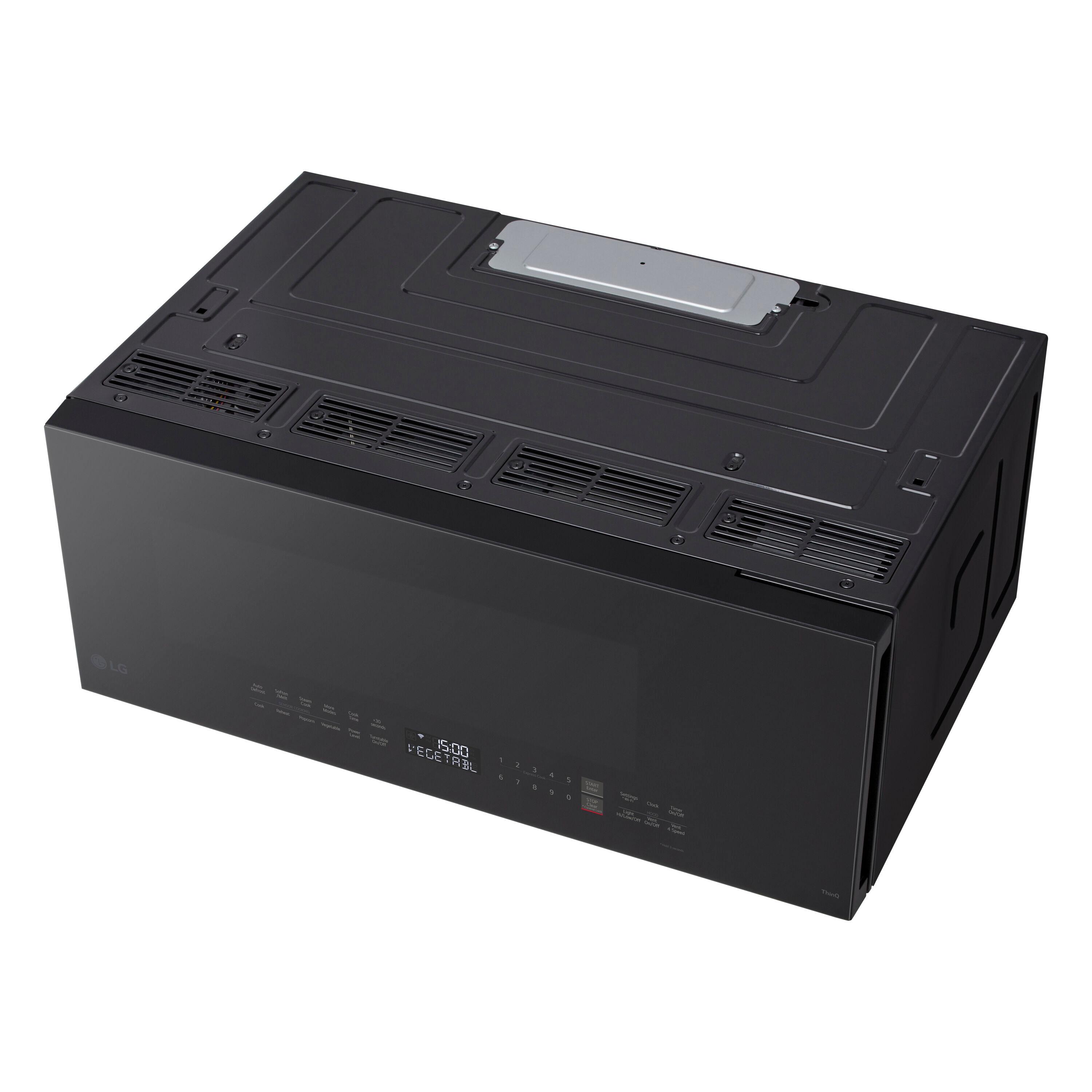 LG 1.3 Cu. Ft. Smart Low Profile Over-the-Range Microwave Oven with Sensor Cook