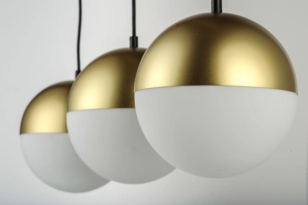 Hastings 3 Light Glass Dimmable Pendant