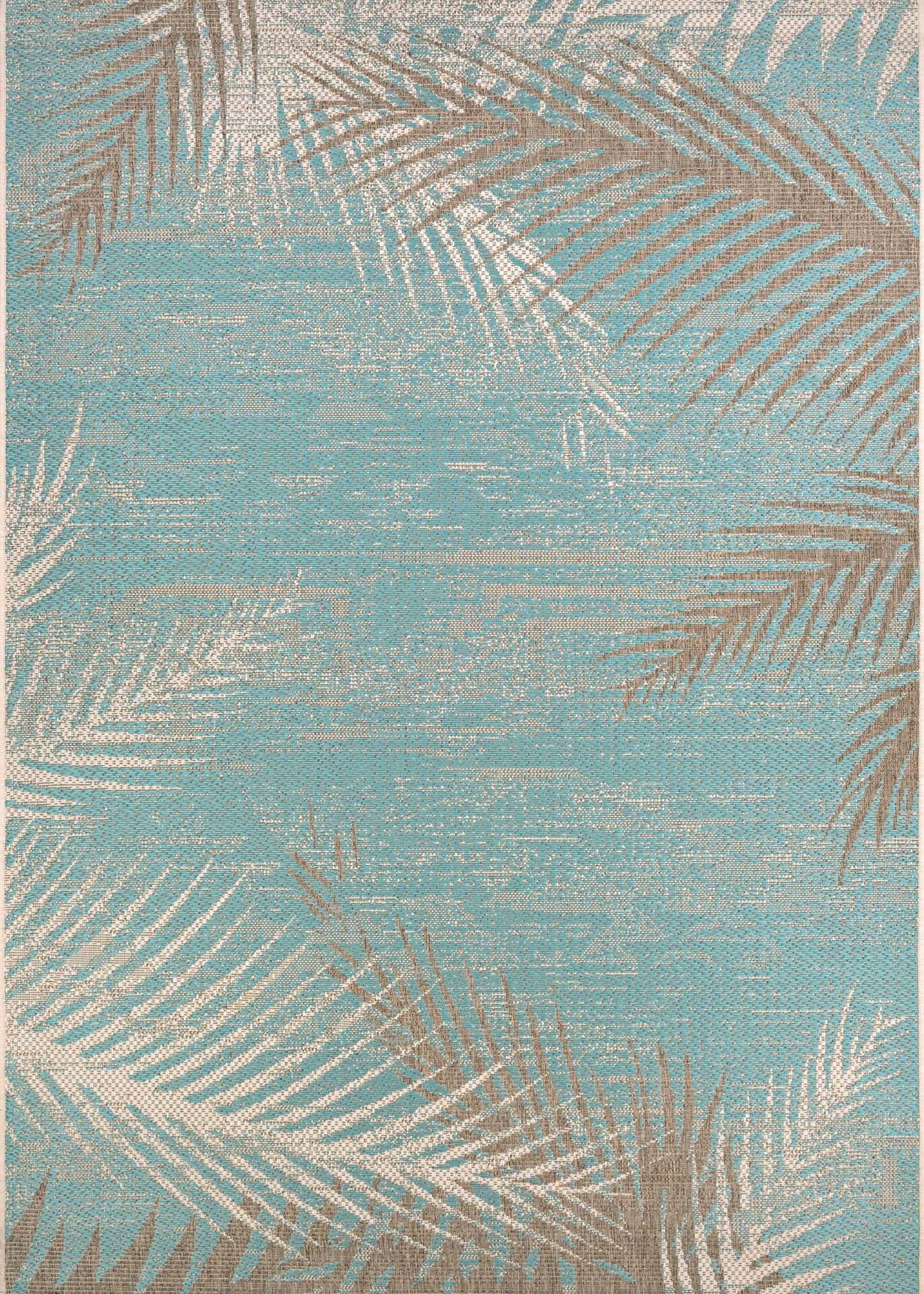 Couristan Monaco Tropical Palms Indoor/Outdoor Area Rug