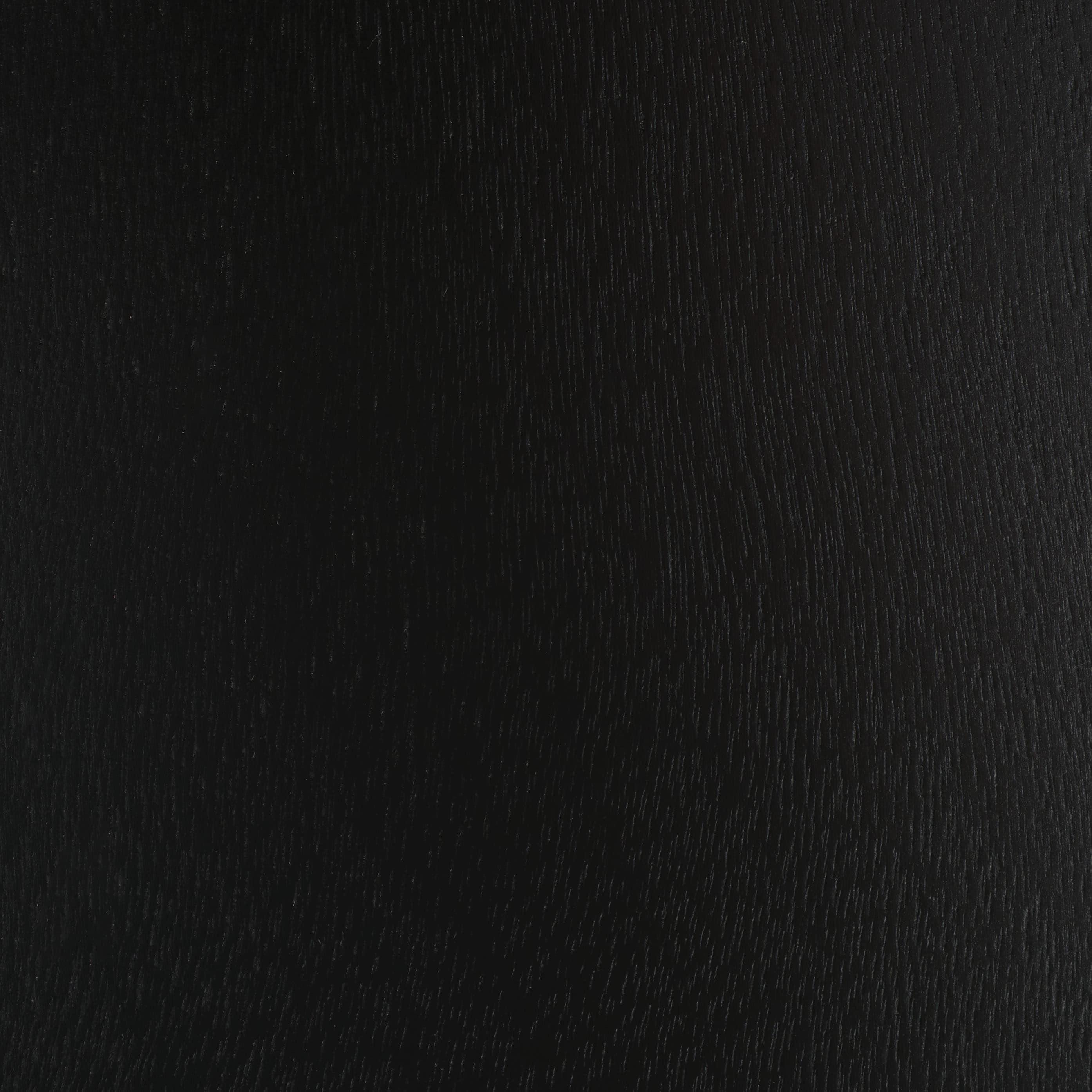 Black Round Reclaimed Wood Extendable Dining Table