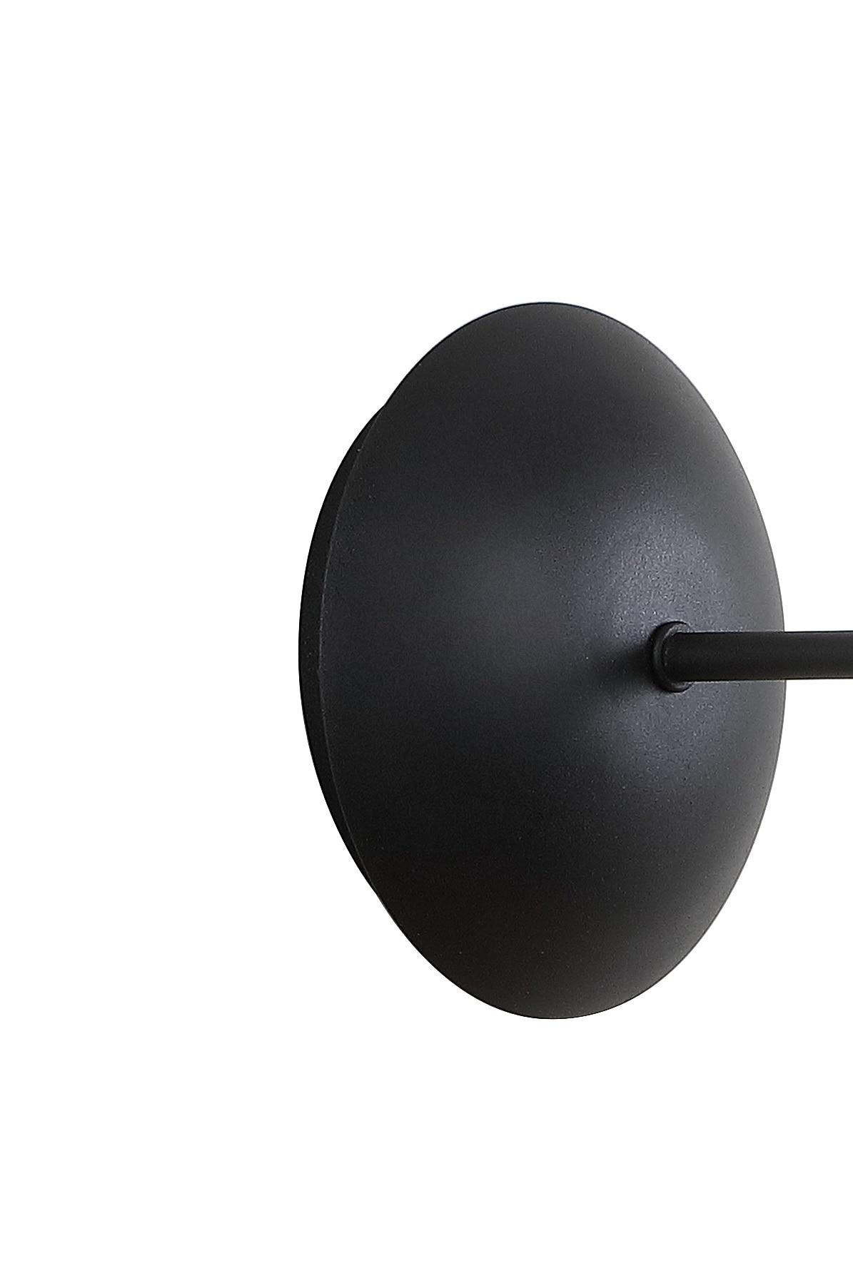 Josef 10" Iron Retro LED Wall Sconce, Black