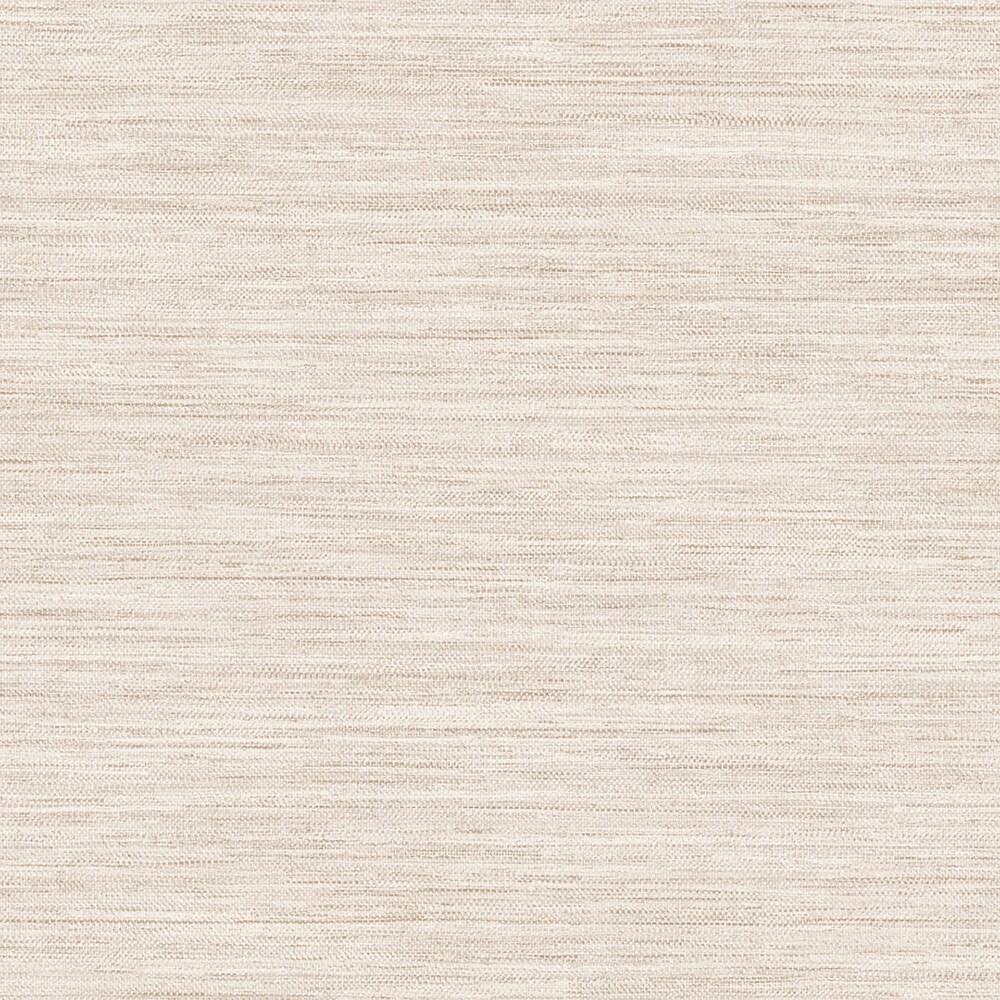 Tempaper & Co.® Faux Horizontal Grasscloth Removable Peel and Stick Wallpaper, Textured Ecru, 28 sq. ft.: Vinyl, Prepasted, Abstract Pattern