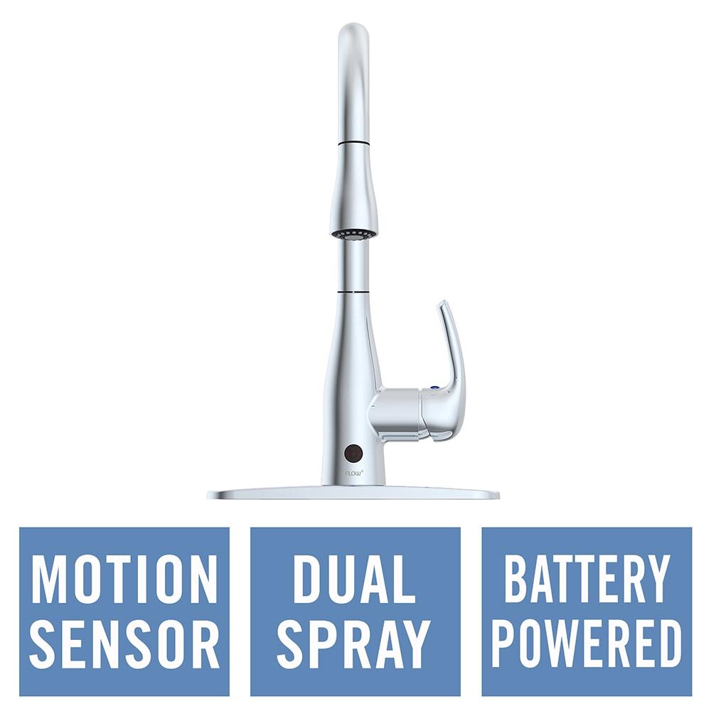 Classic Series Single-Handle Standard Kitchen Faucet in Brushed Nickel