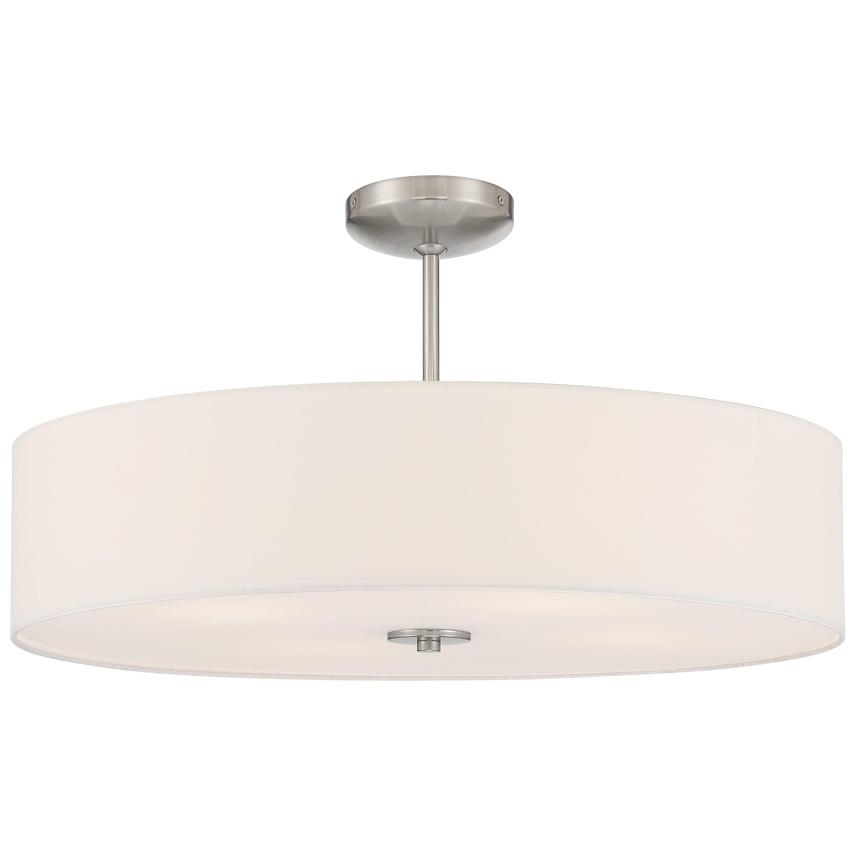 Access Lighting Mid Town 4 - Light Pendant in  Brushed Steel