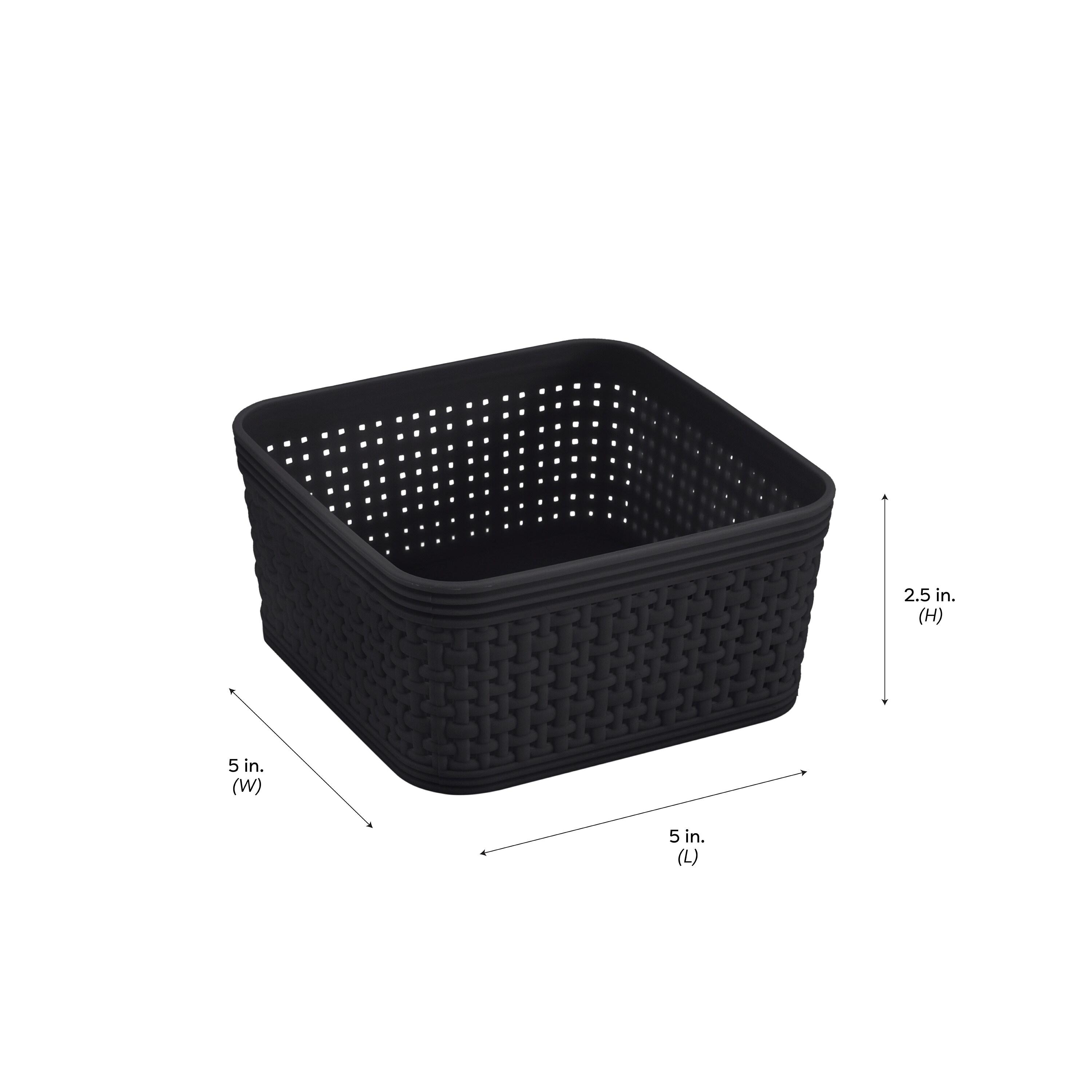 Simplify Simplify Plastic Basket (Set of 6)