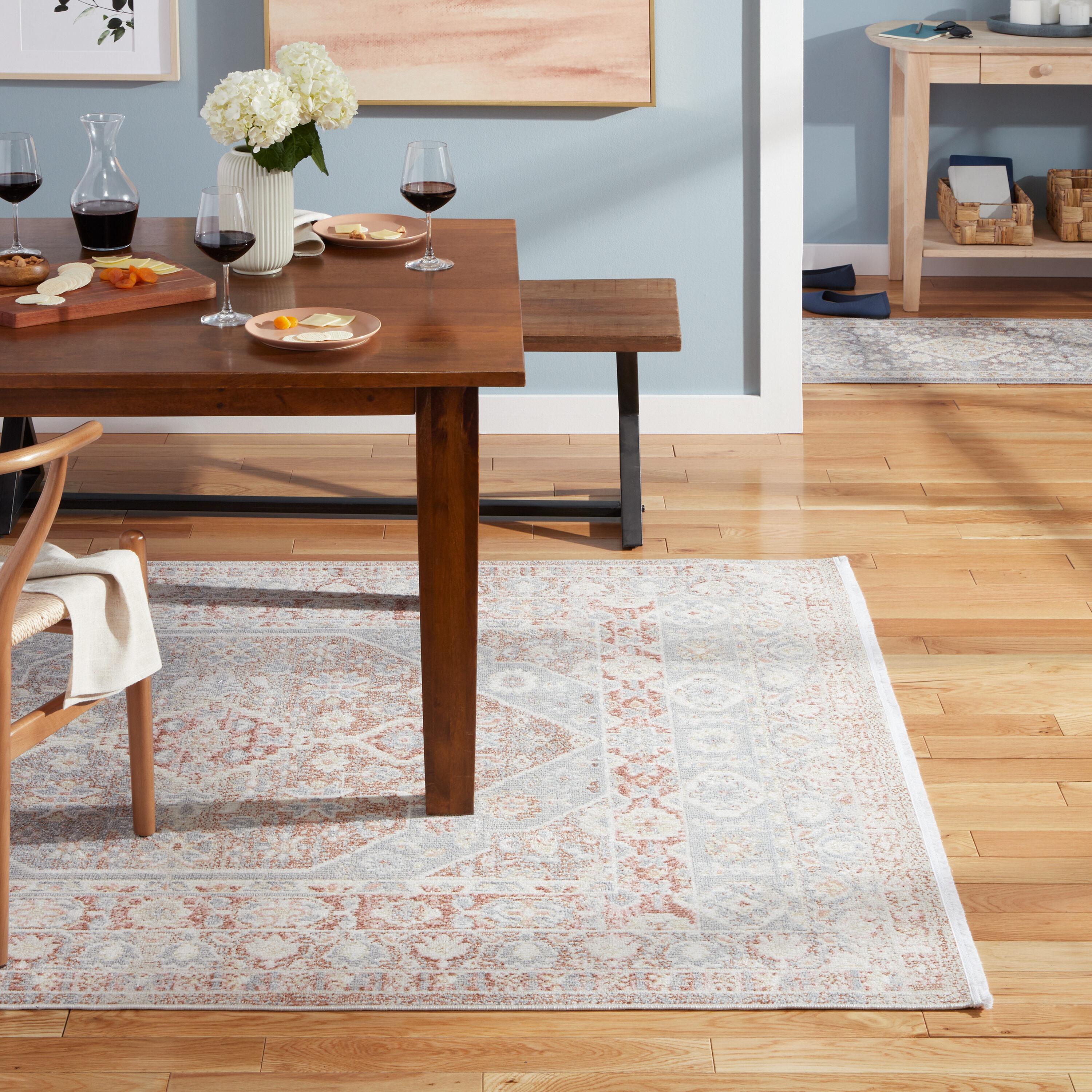 Town & Country Living Town & Country Everyday Rein Everwash Non-Slip Backing Washable Area Rug Brown/Grey