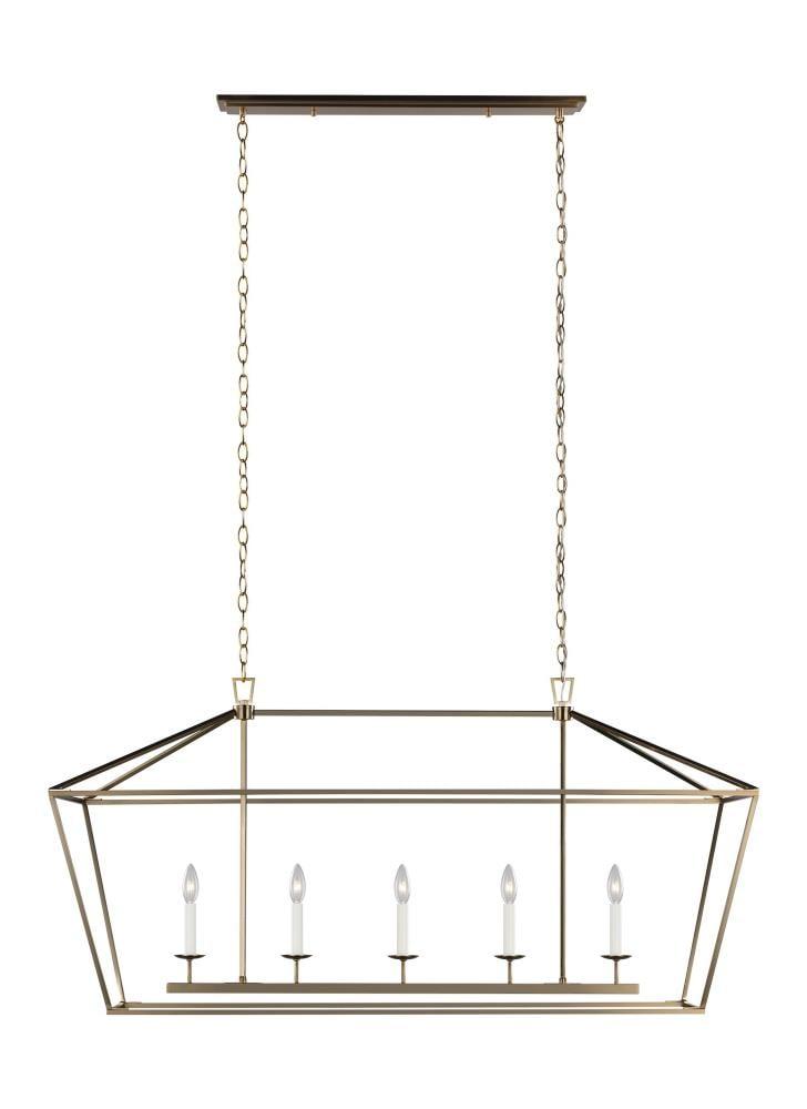 Gala Linear Chandelier - Brass / 50"L