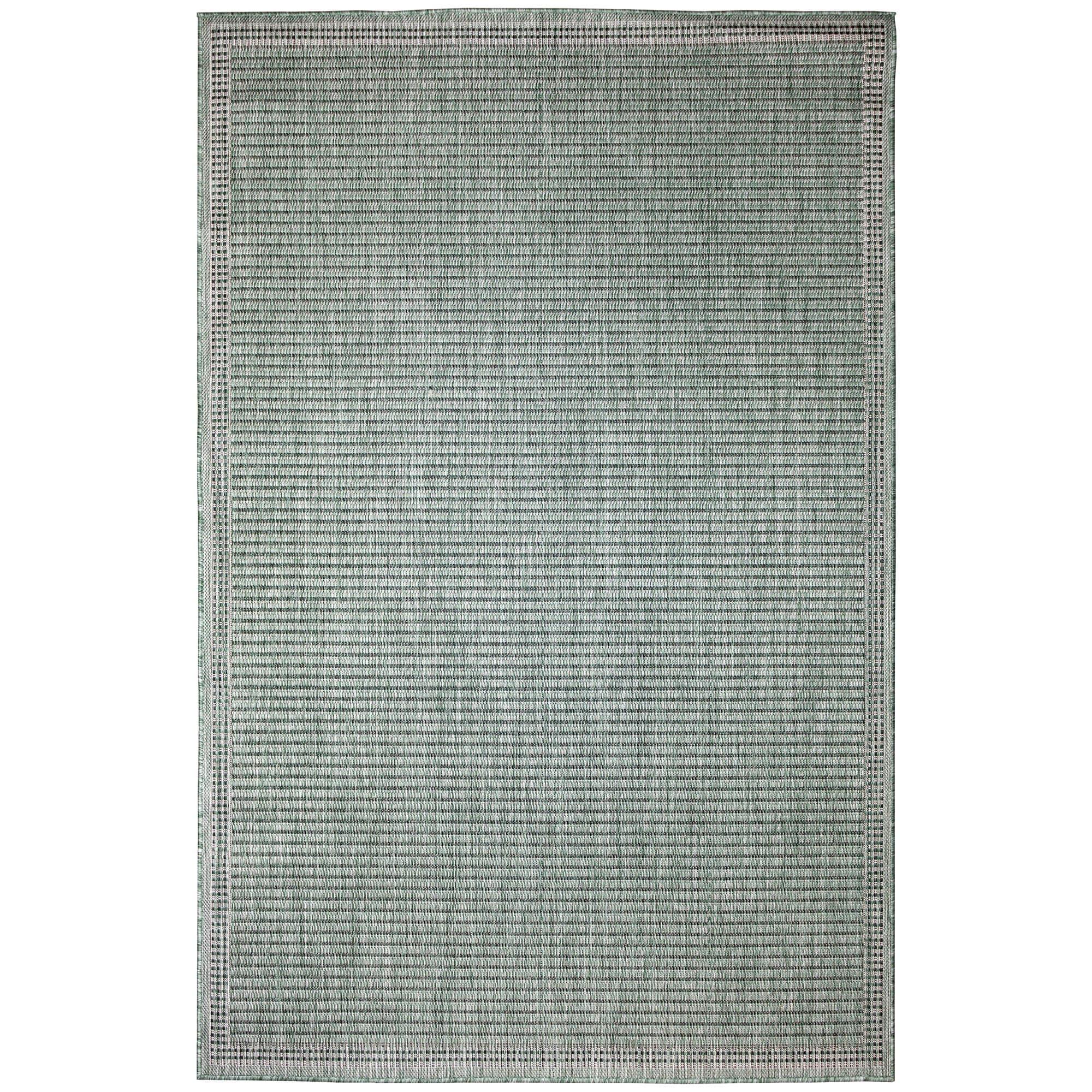 Liora Manne Malibu Checker Diamond Indoor/Outdoor Rug Aqua 3'3" x 4'11"