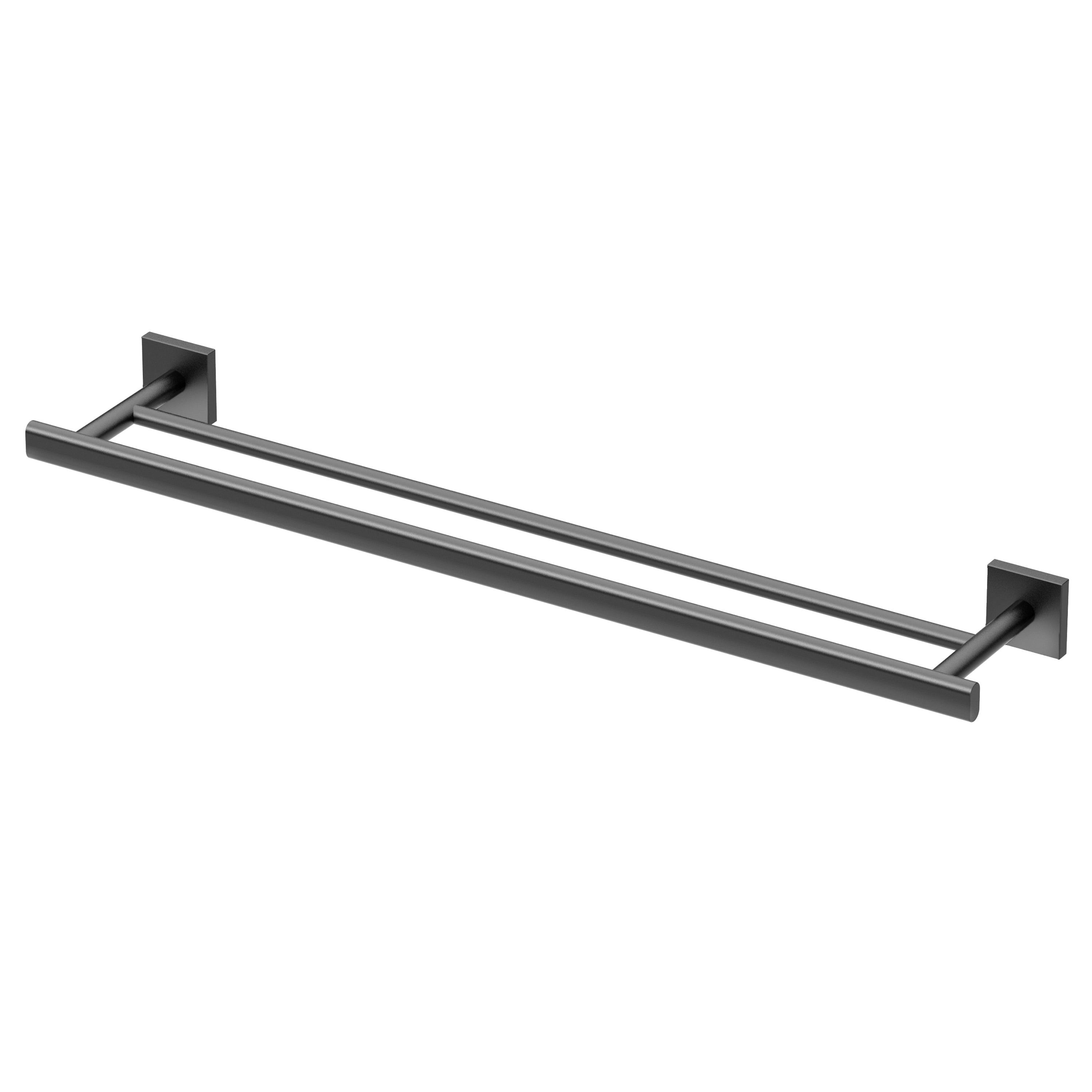 Elevate 24" Wall Mount Double Towel Bar | Towel Rack with 2 Bars