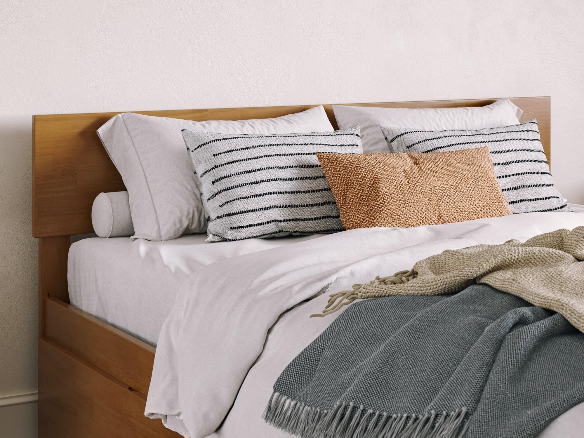 AFI Furnishings Orlando Solid Wood Platform Bed with Panel Footboard & Trundle