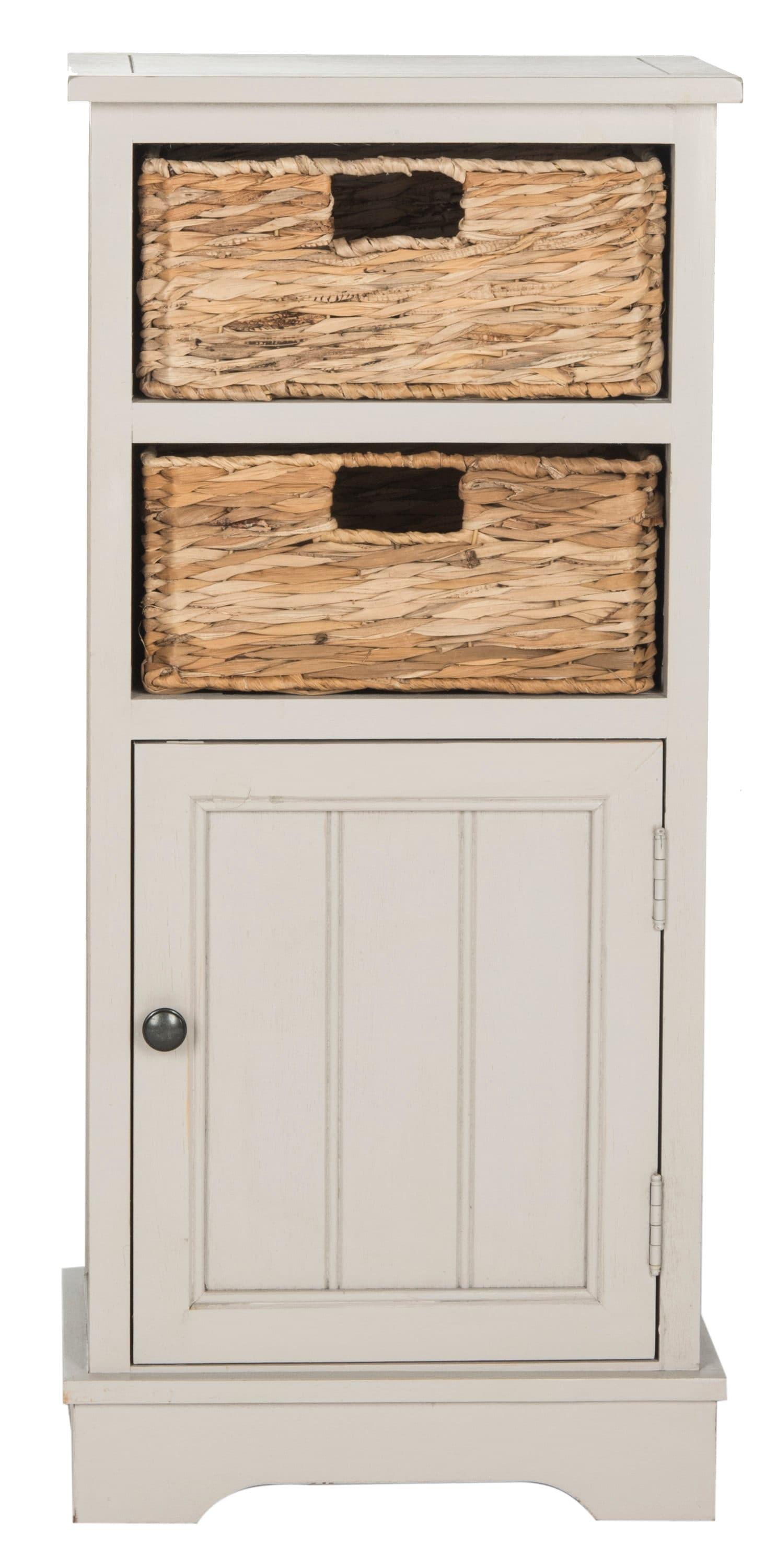 Connery Cabinet - AMH5742 - Vintage Grey - Safavieh Couture
