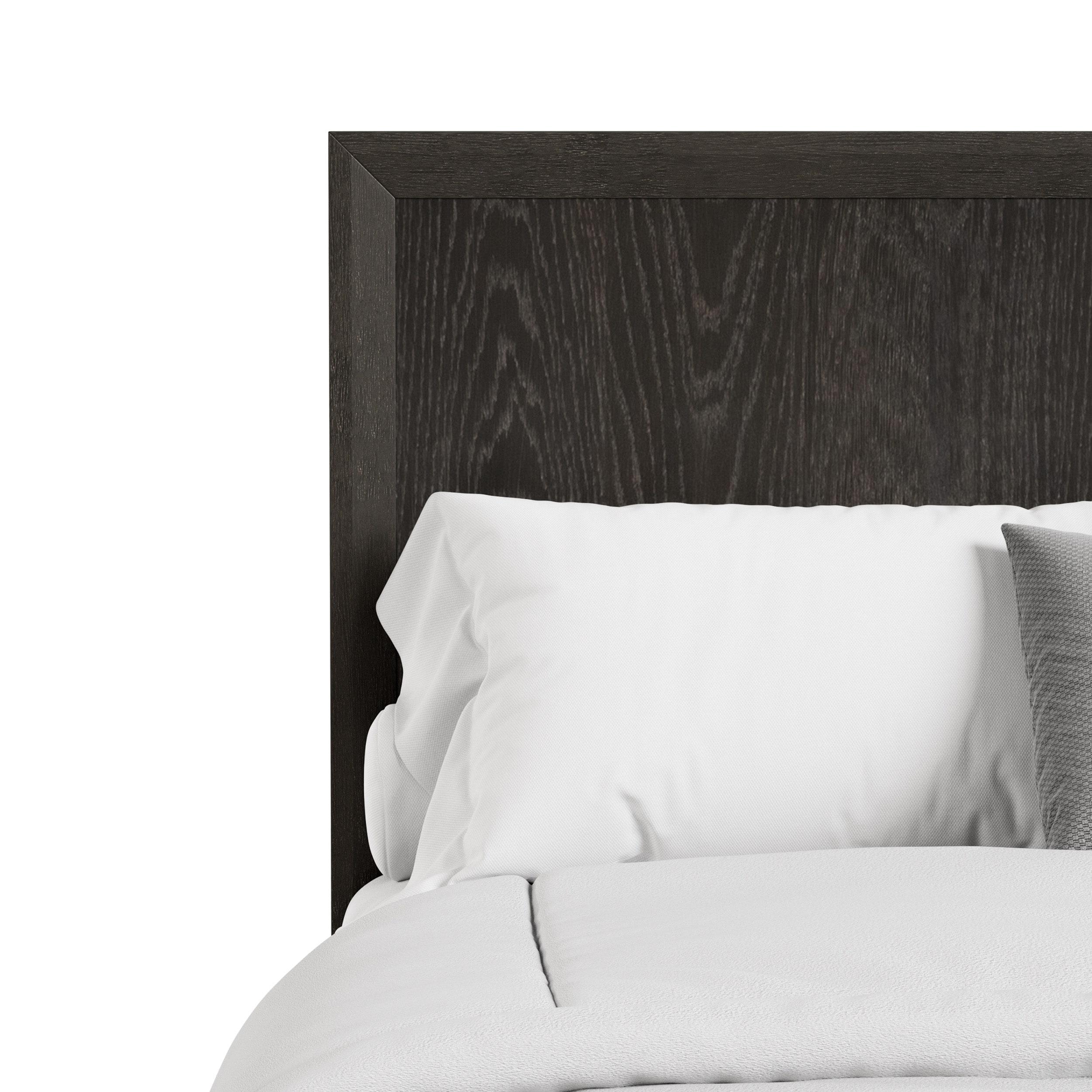 Furniture of America Brio Solid Wood Queen Panel Bed, Espresso