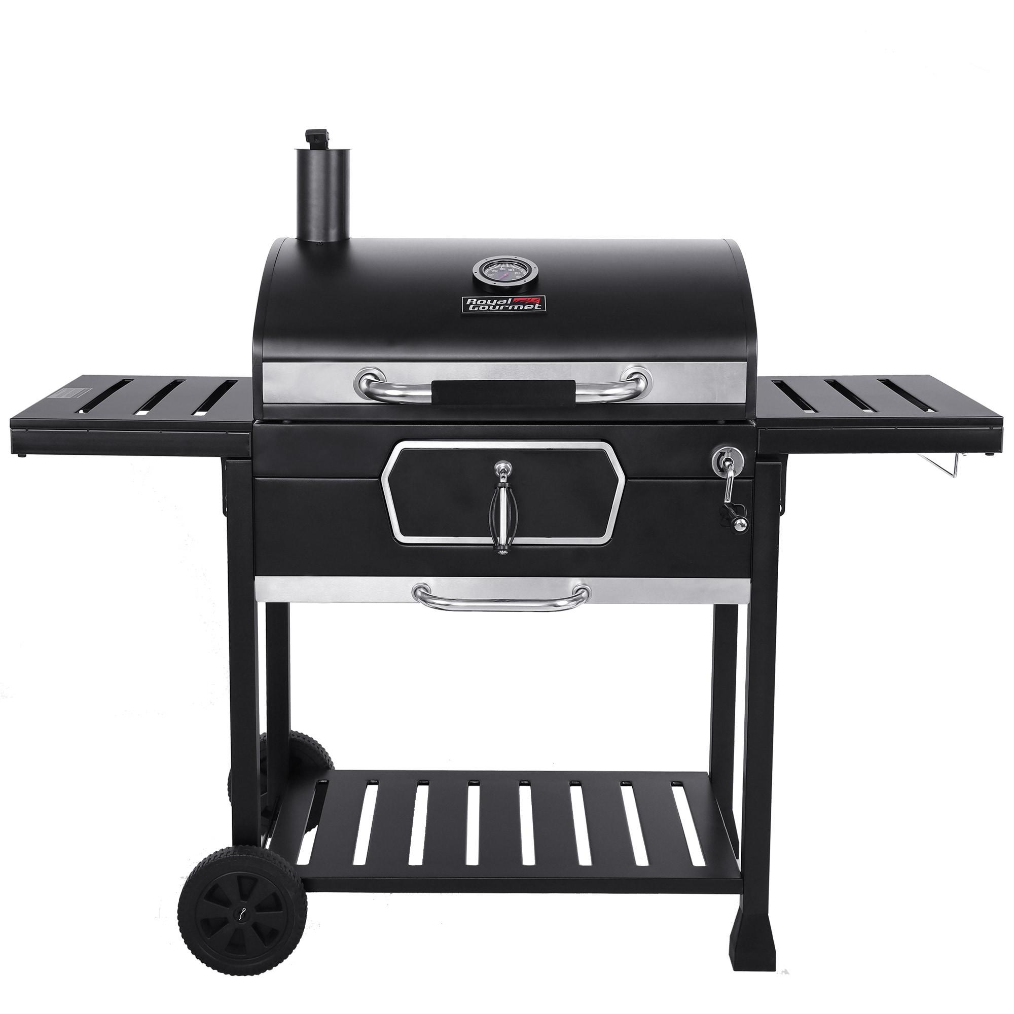 Royal Gourmet Deluxe 30-Inch Charcoal Grill, Black