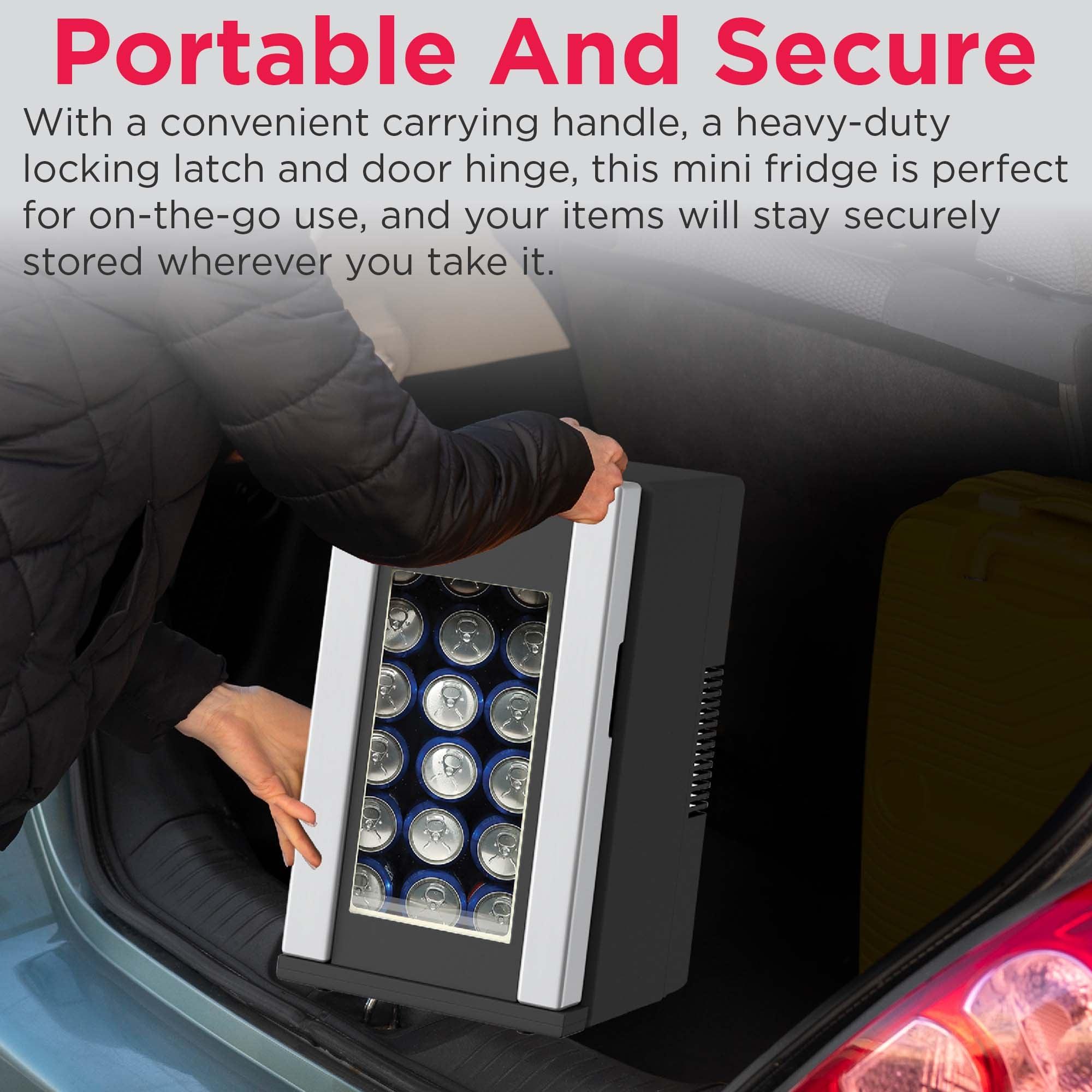 Frigidaire FRIGIDAIRE 18 Can OR 4 Wine Bottle Retro Beverage Fridge, Temperature Control, Thermoelectric