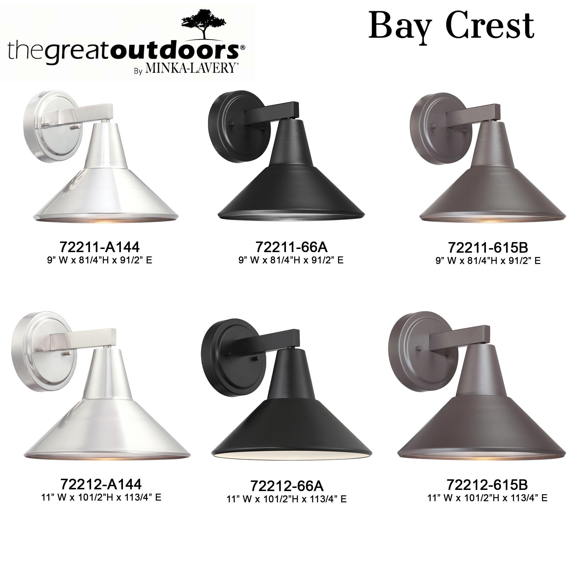 Bay Crest Aluminum Wall Light
