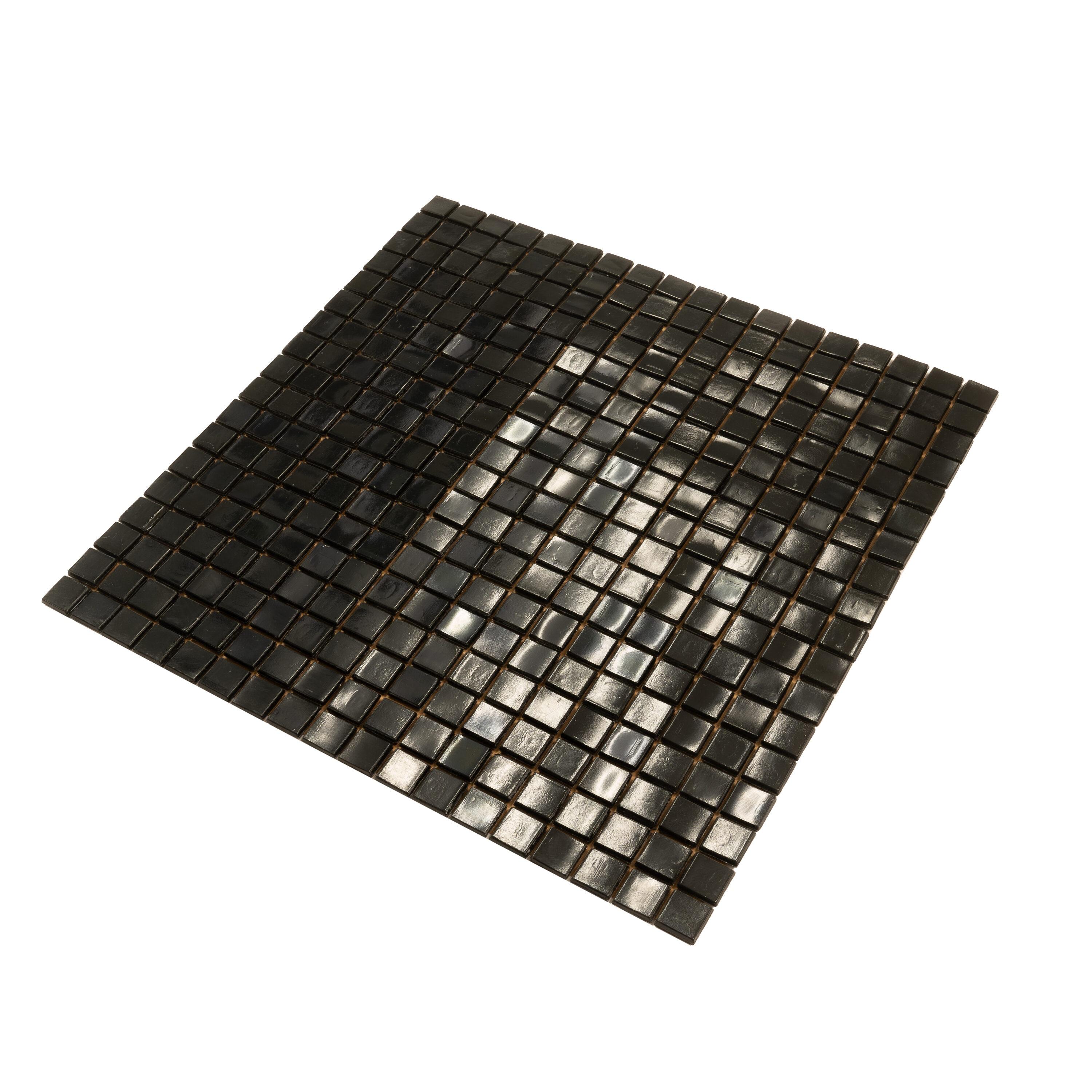 Skosh 0.6" x 0.6" Glass Grid Mosaic Wall & Floor Tile