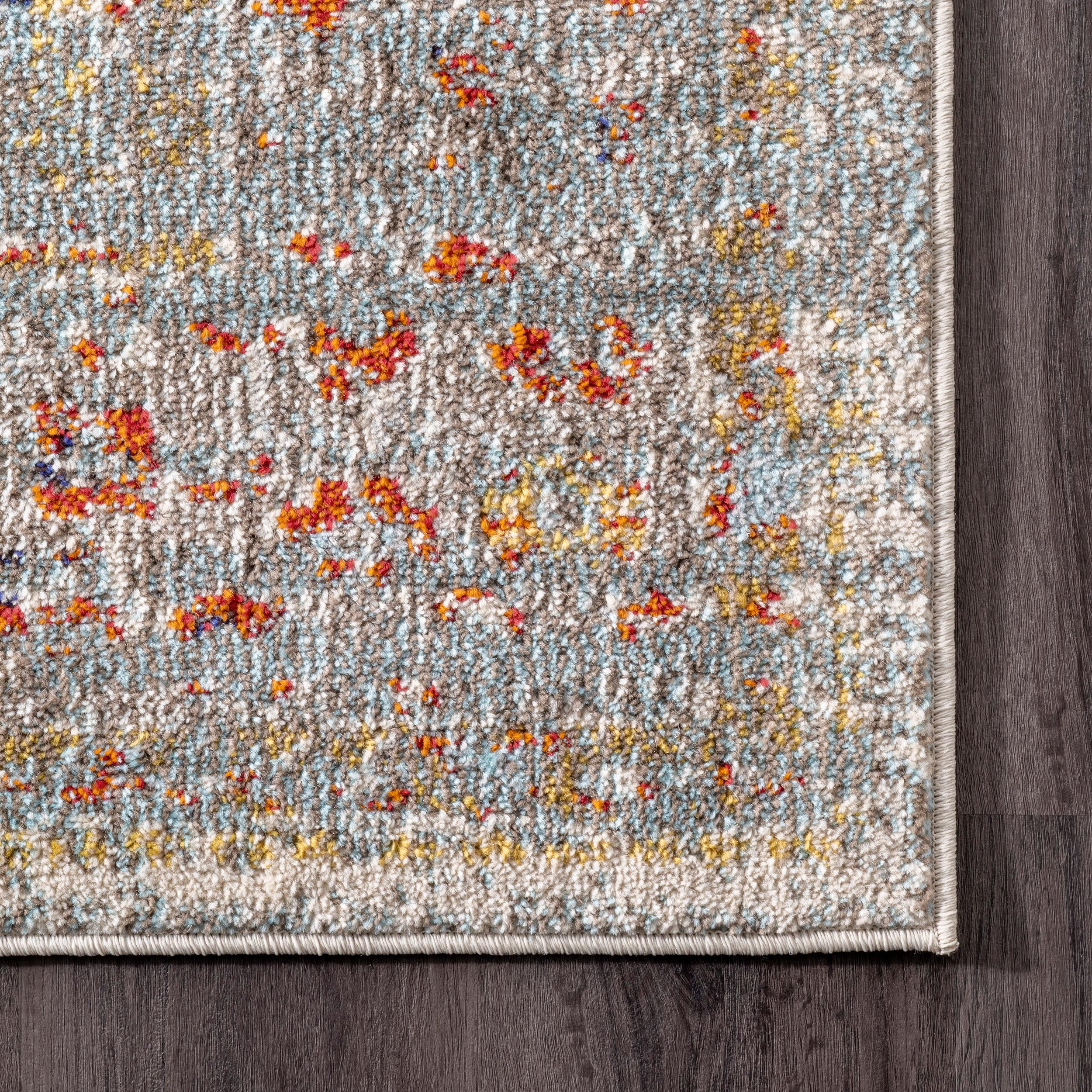 nuLOOM Sarita Distressed Persian Area Rug, 12' x 15', Gray