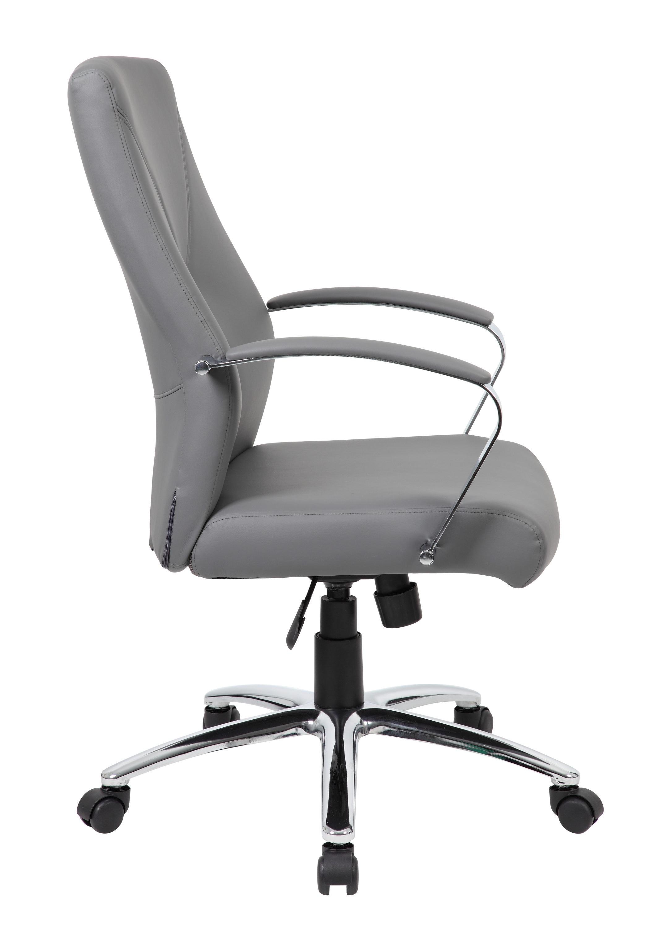 Boss Office Products Leather Conference Chair