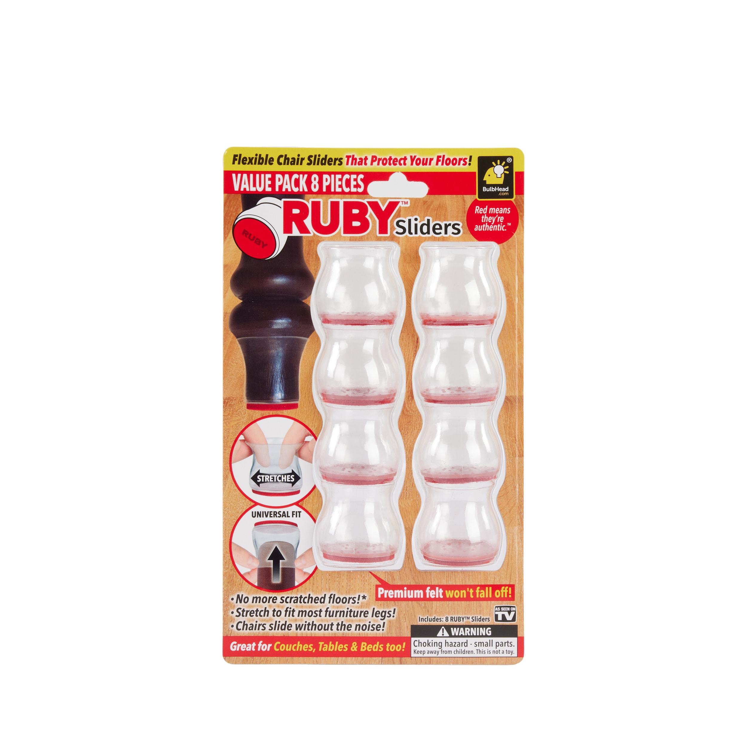 Ruby Sliders, as Seen on TV by BulbHead - Red Means They’re Authentic - 8 Pack