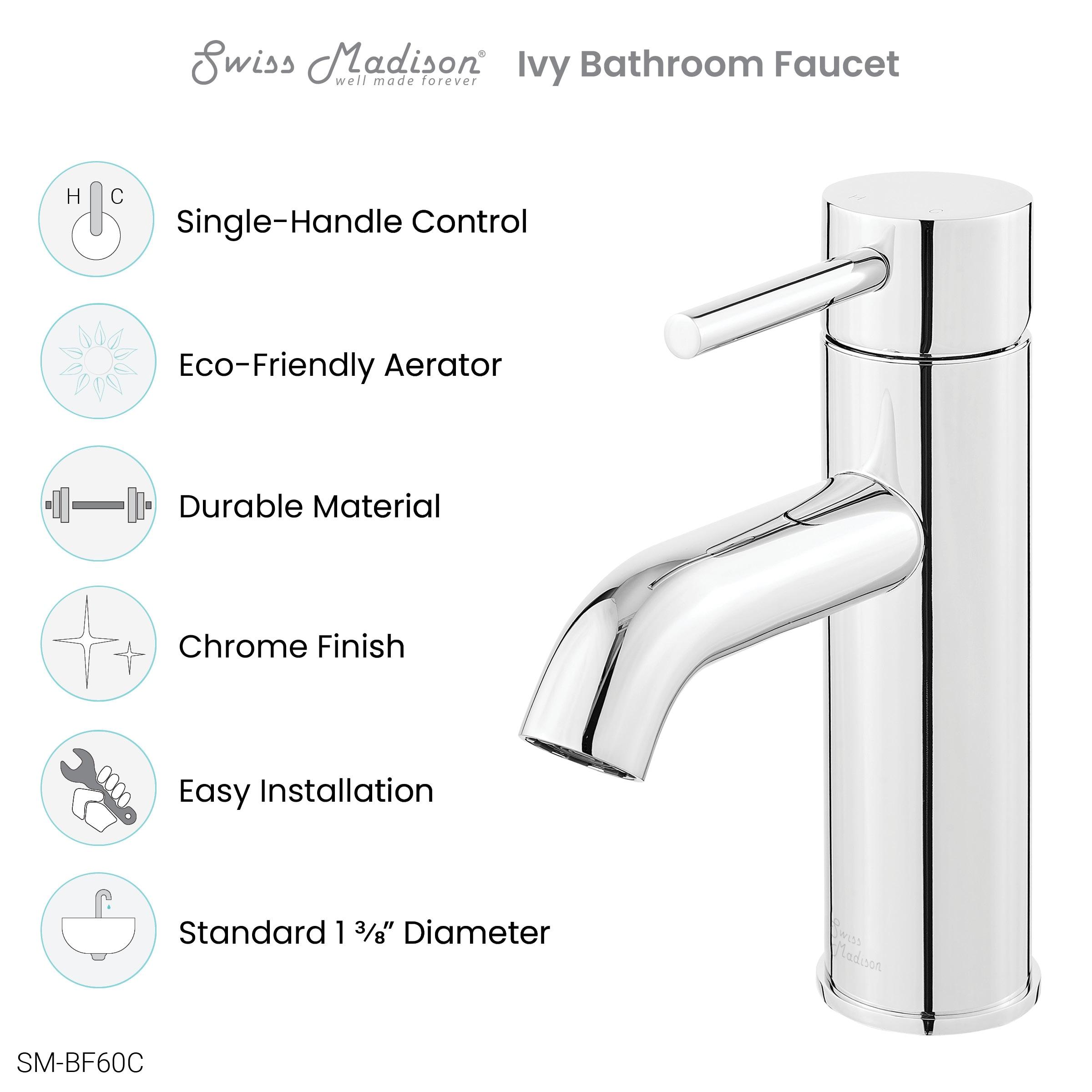 Ivy Single Hole, Single-Handle, Bathroom Faucet