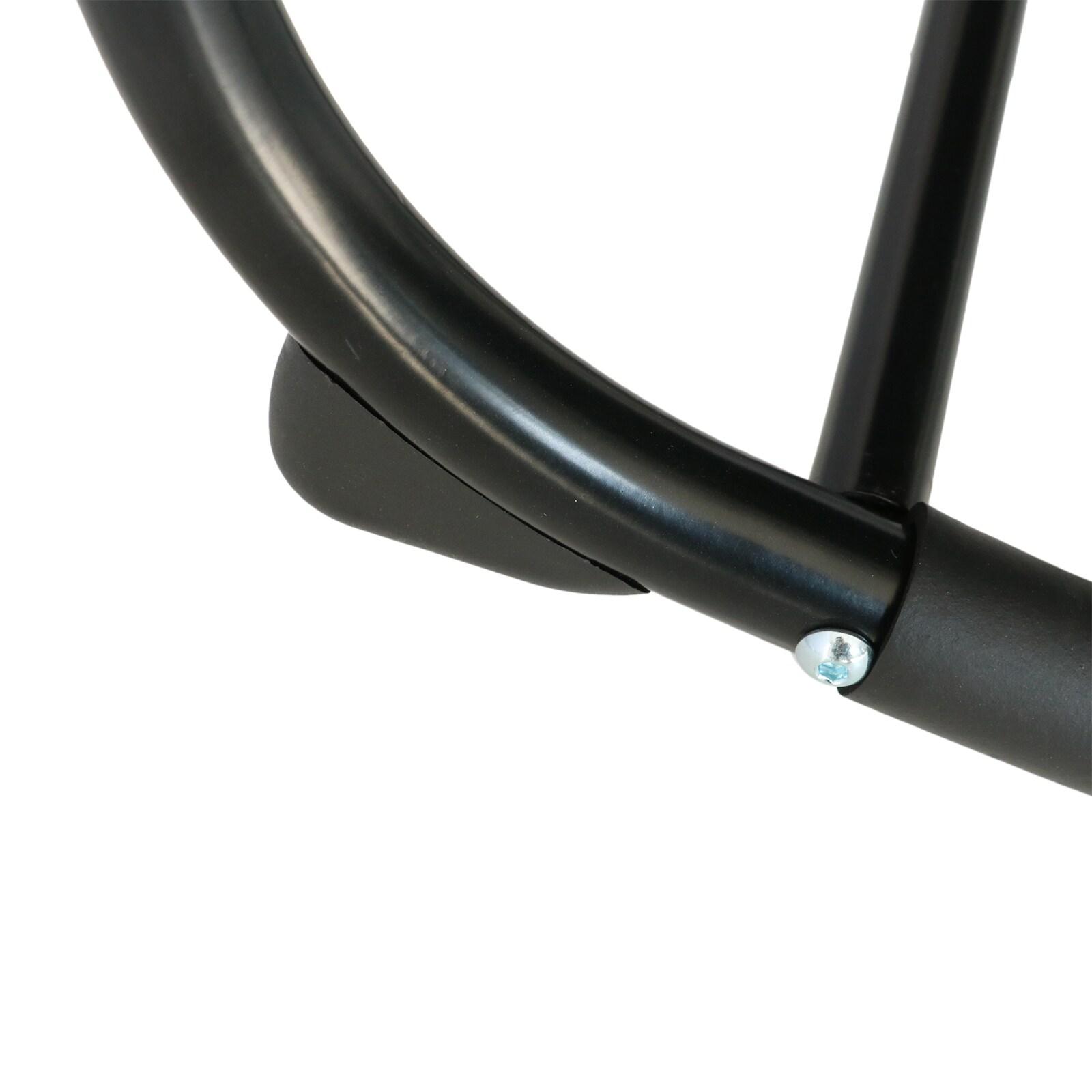 Outsunny Pool Lounger, Outdoor Rocking Lounge Chair for Sunbathing, Pool, Beach, Porch with Pillow & Cool Mesh, Sun Tanning Rocker, Black