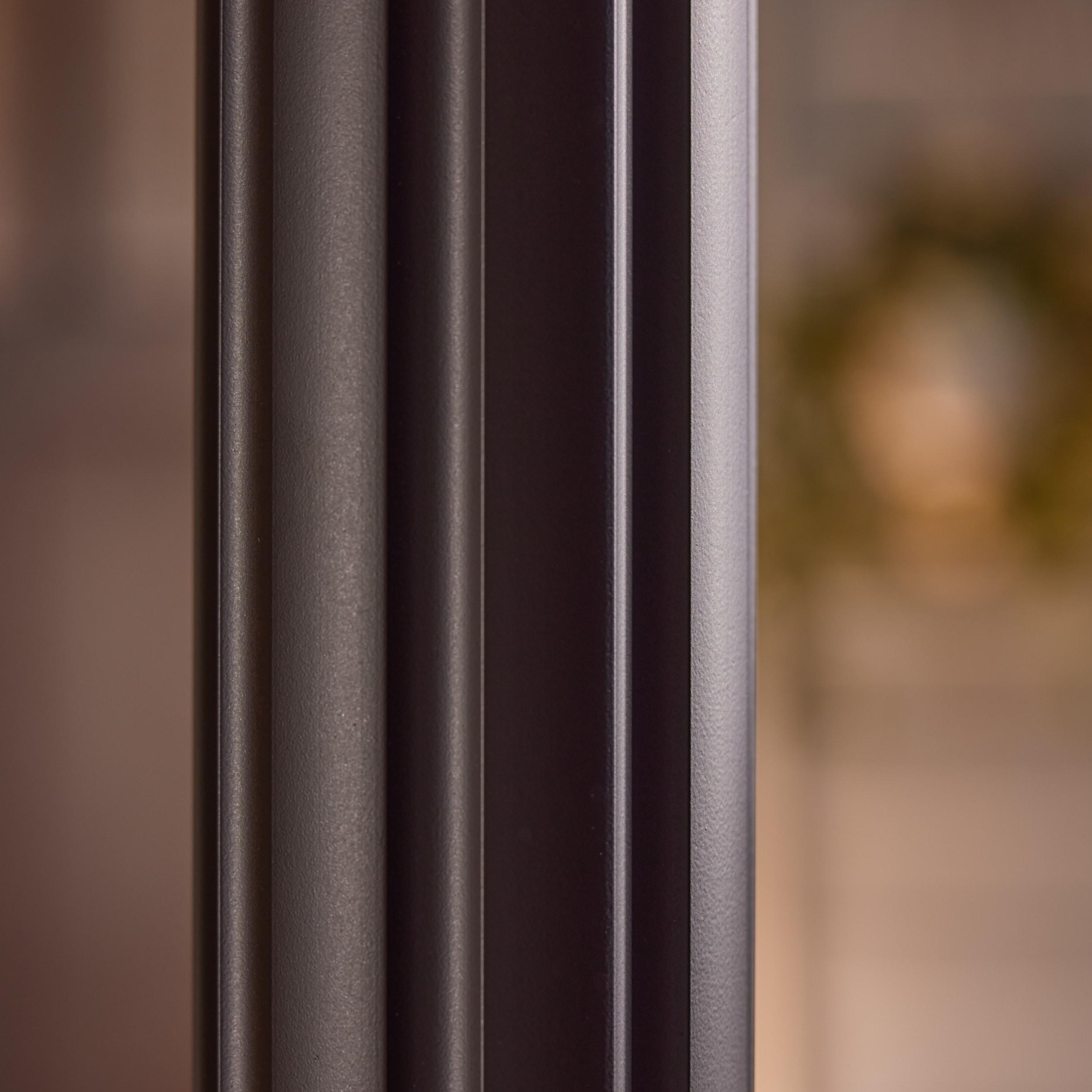 Livex Lighting - Outdoor Cast Aluminum Fluted Post - 3 Inches wide by 84 Inches